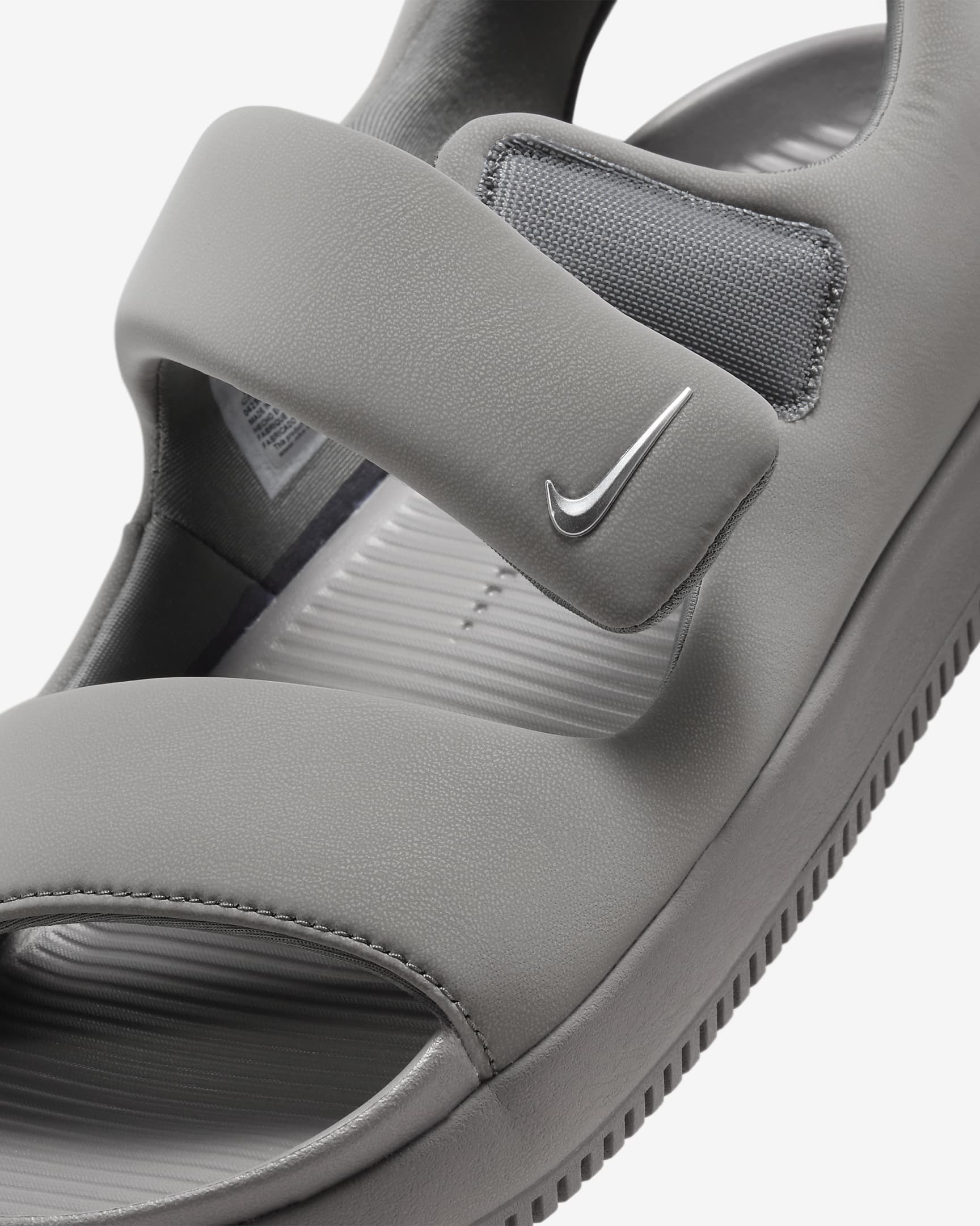 Nike Calm sandalen voor heren - Flat Pewter/Flat Pewter/Metallic Silver