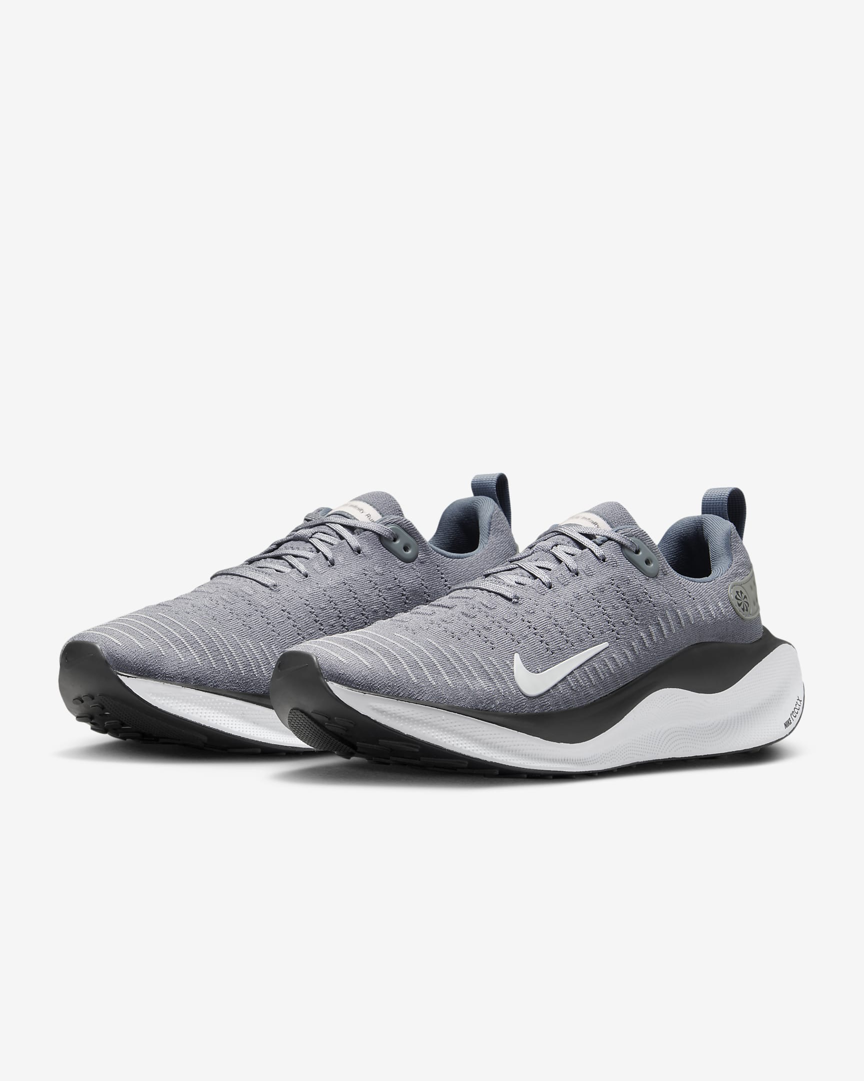 Nike InfinityRN 4 (Team) Men's Road Running Shoes - Cool Grey/Black/Wolf Grey/White