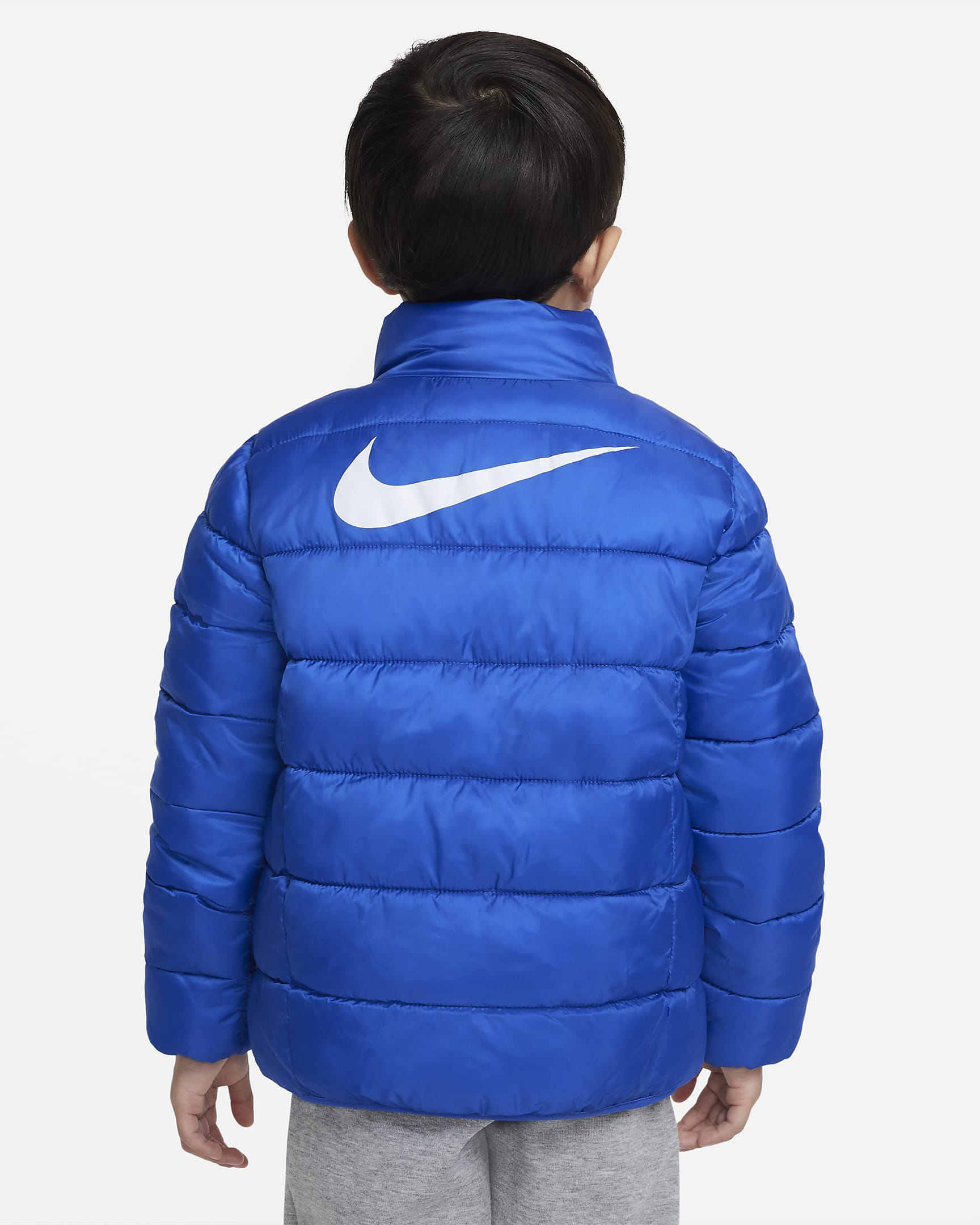 Chamarra acolchada para niños Nike Solid - Royal juego