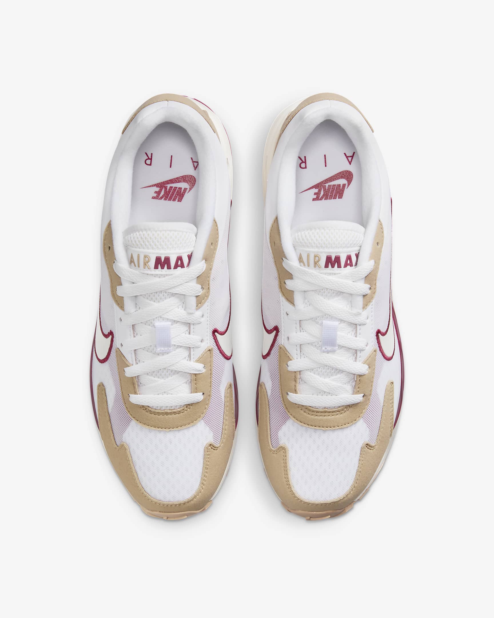 Nike Air Max Solo Men's Shoes - White/Hemp/Noble Red/White