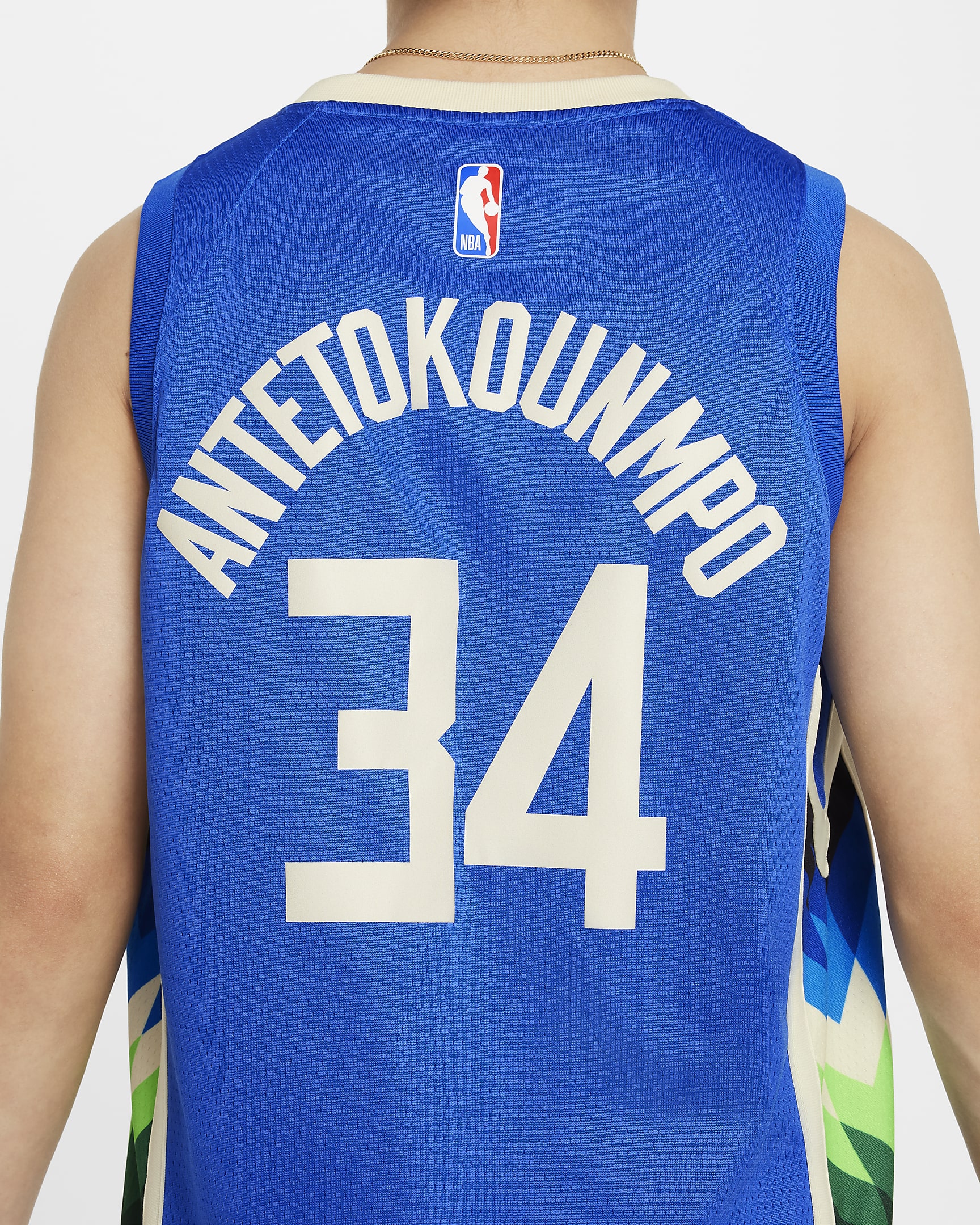 Giannis Antetokounmpo Milwaukee Bucks City Edition Nike Dri-FIT NBA Swingman Trikot für ältere Kinder - Game Royal