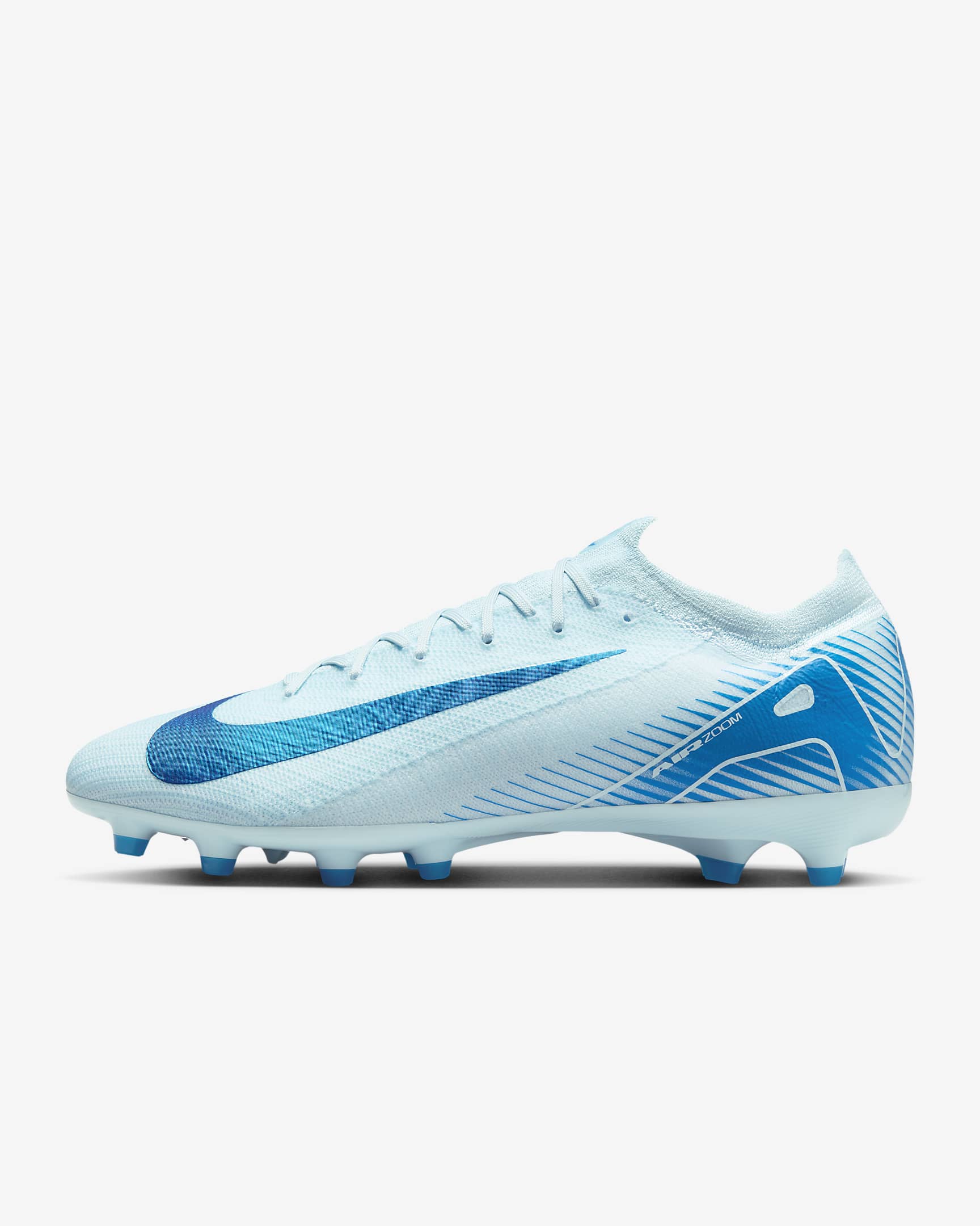 Nike Mercurial Vapor 16 Pro AG-Pro Düşük Bilekli Krampon - Glacier Blue/Blue Orbit