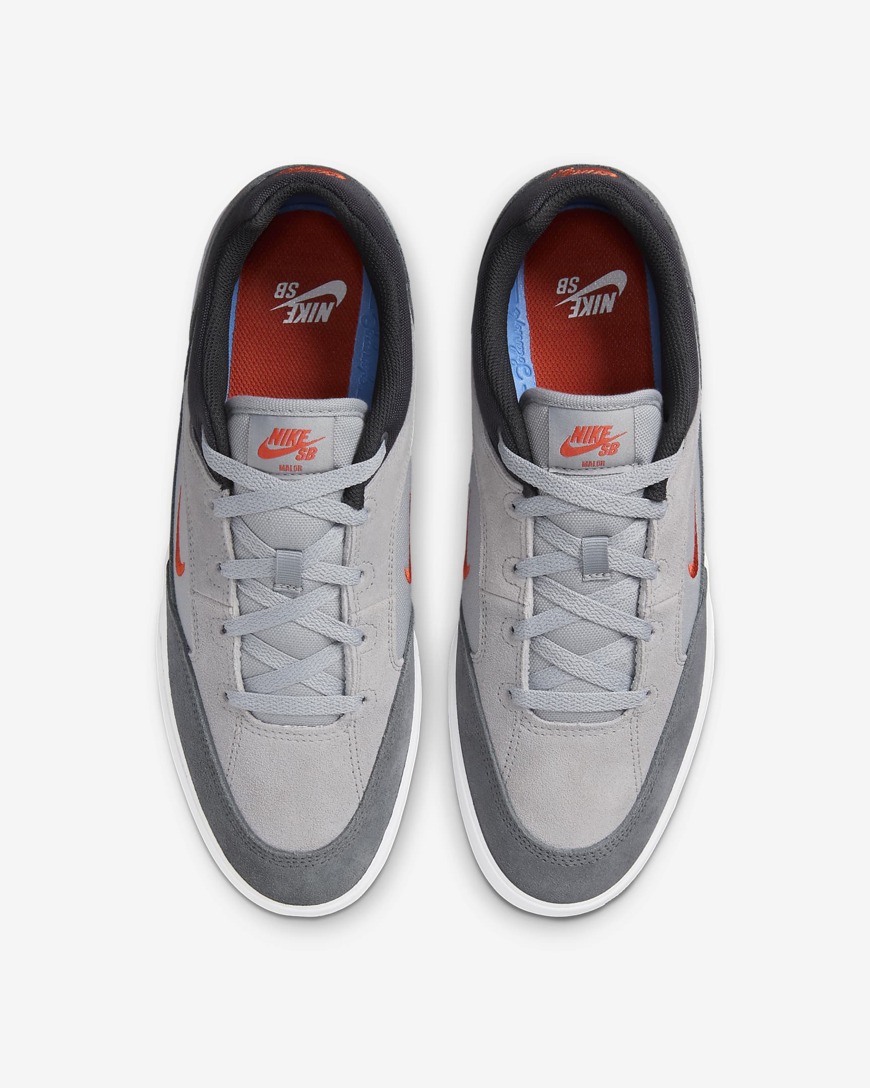 Tenis para hombre Nike SB Malor - Gris humo claro/Gris humo oscuro/Gris humo/Arcilla cósmico