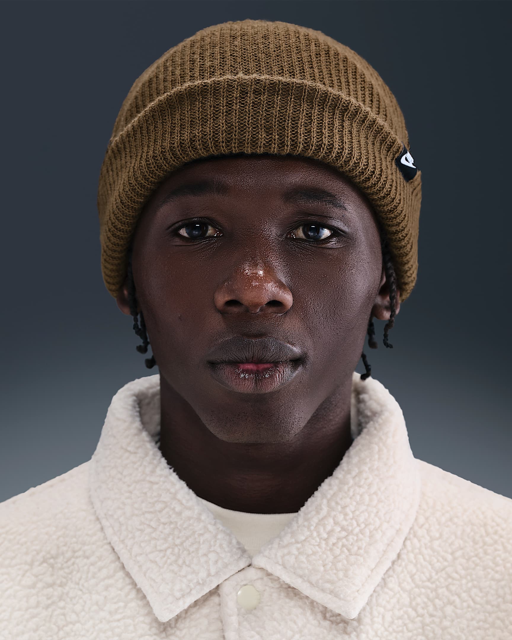 Nike Terra Futura365 Short-Cuff Beanie - Mosswood Brown