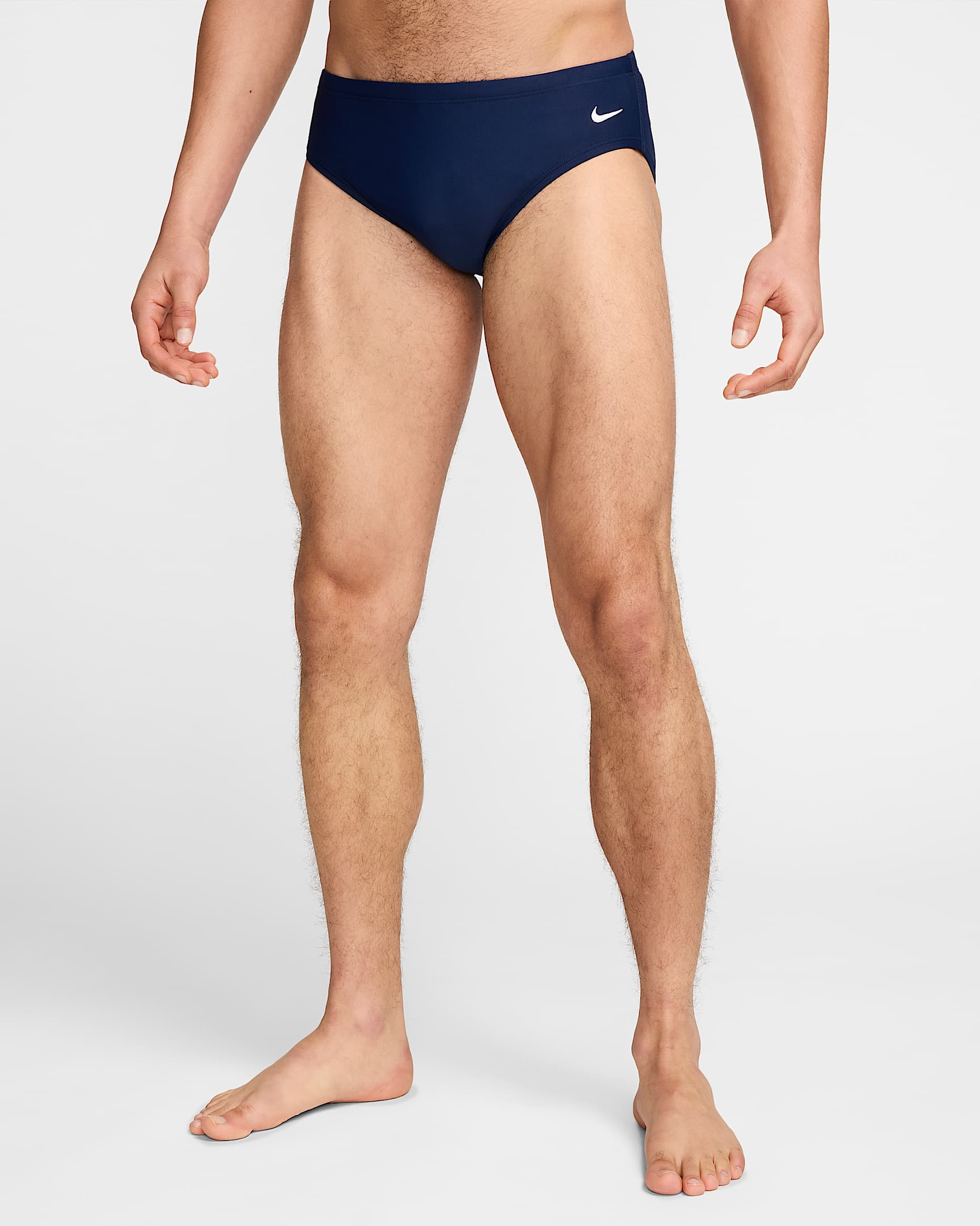 Nike Men's Brief Swimsuit - Midnight Navy/White