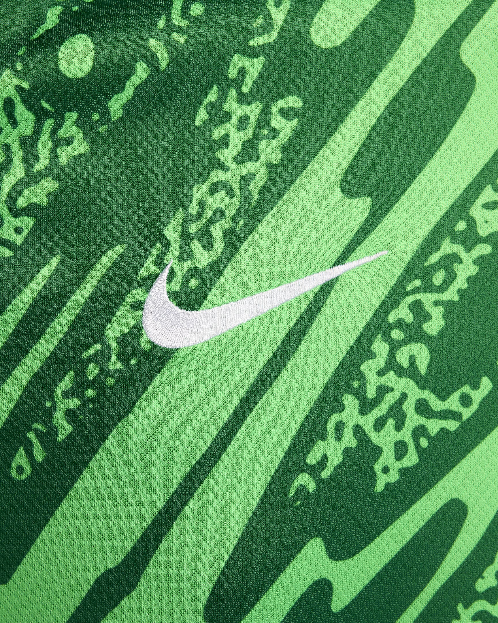 Pánská replika brankářského fotbalového dresu Nike Dri-FIT Nizozemsko (ženský tým) Stadium 2024/25 - Green Spark/Pine Green/Bílá