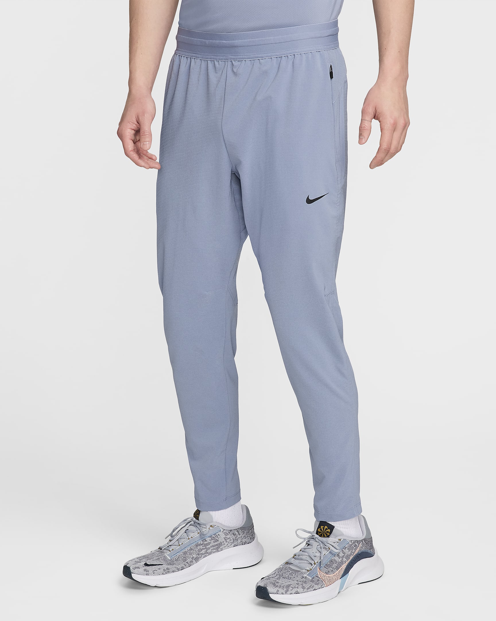 Pánské fitness kalhoty Nike Flex Rep Dri-FIT - Ashen Slate/Černá/Černá