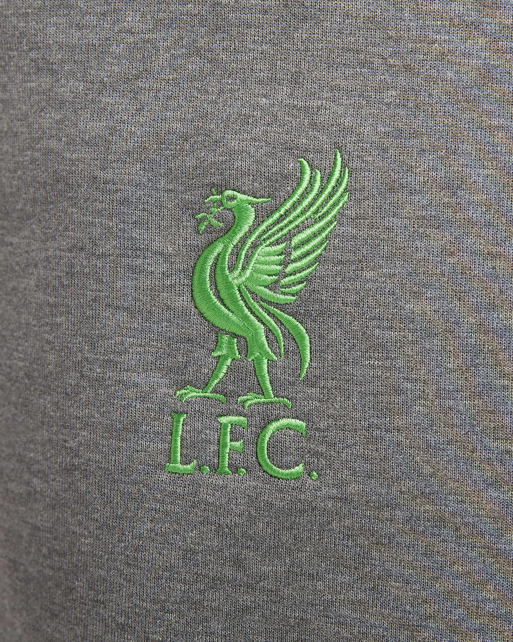 Liverpool FC Tech Fleece Jogger Nike - Hombre - Charcoal Heather/Poison Green