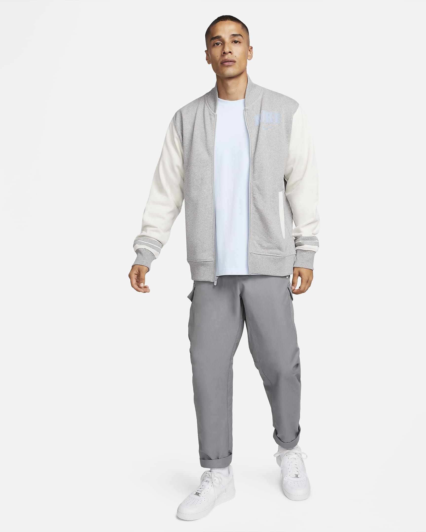 Nike Sportswear Men's Fleece Varsity Jacket. Nike SE