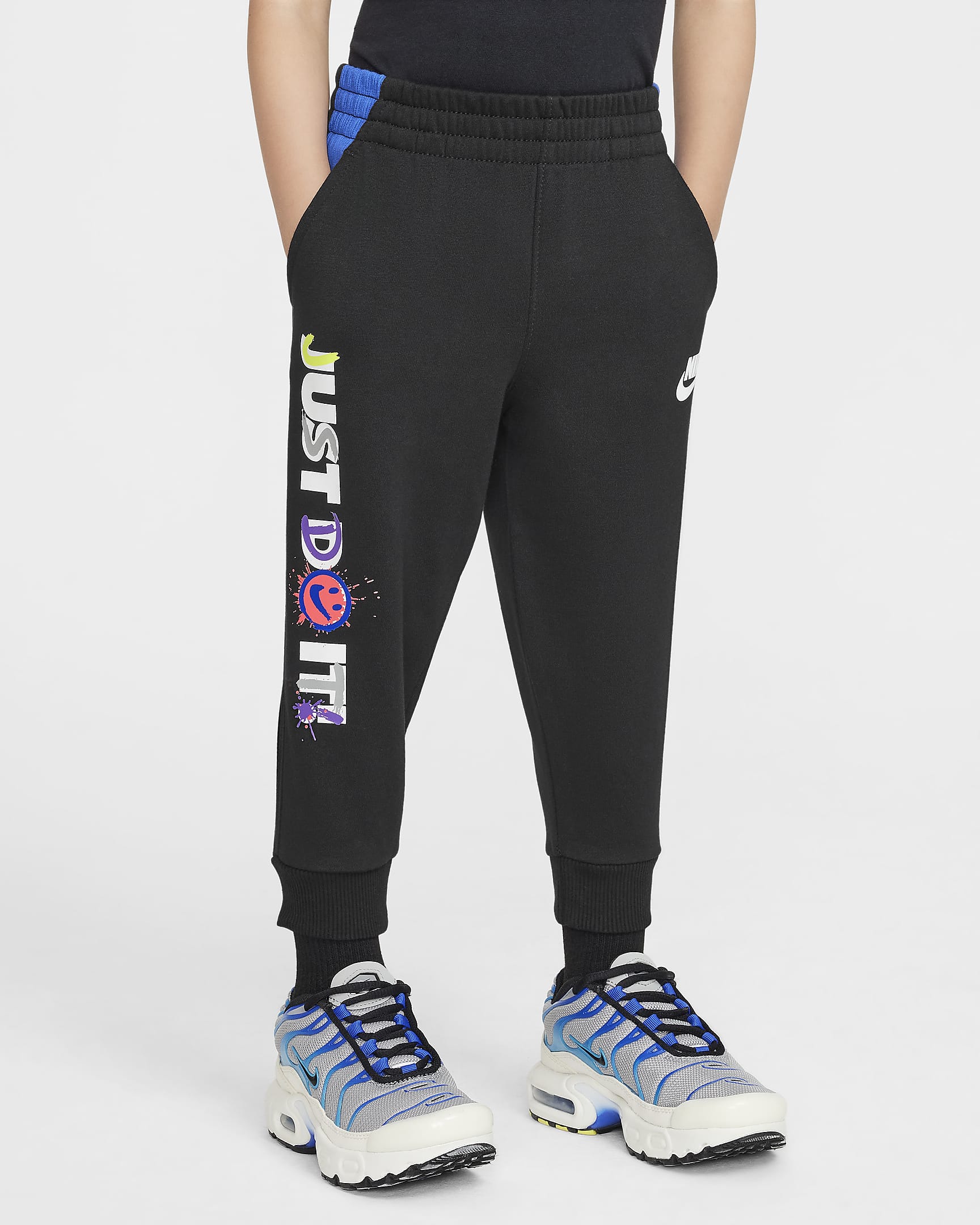 Nike Sportswear "Express Yourself" Toddler French Terry Pants - Black