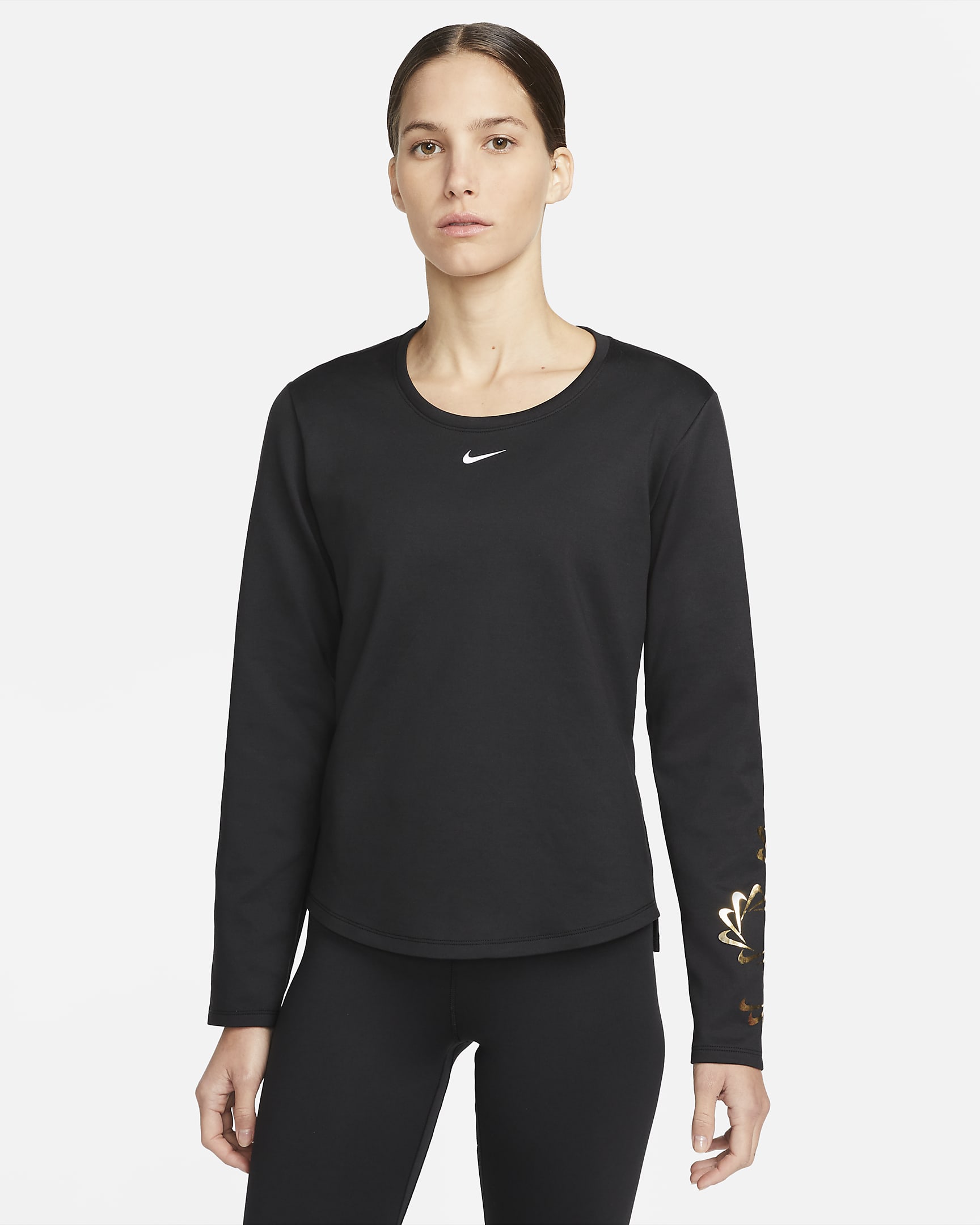 Nike ThermaFIT One Women's Graphic LongSleeve Top. Nike UK