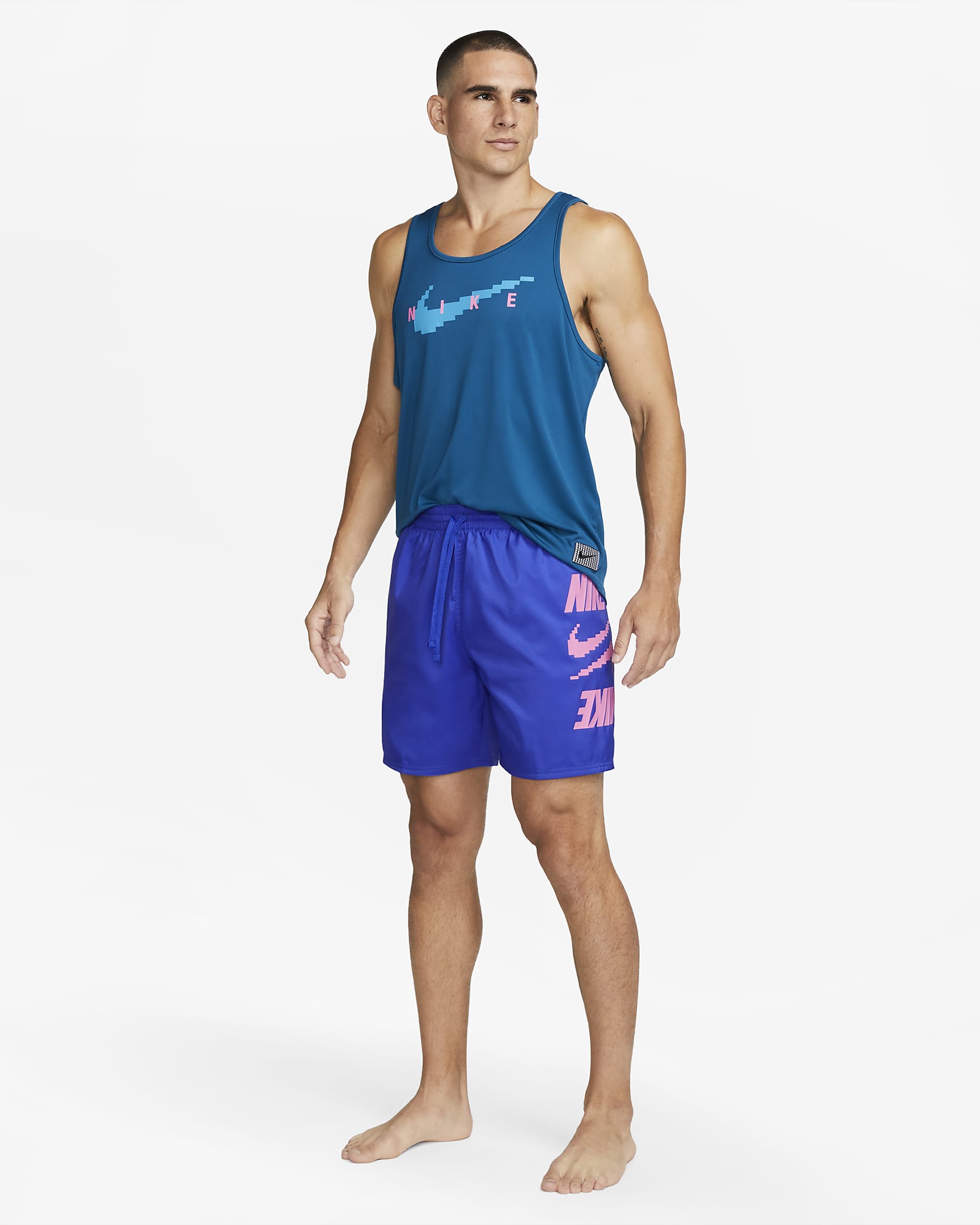 Shorts de vóleibol de 18 cm para hombre Nike - Azul carrera