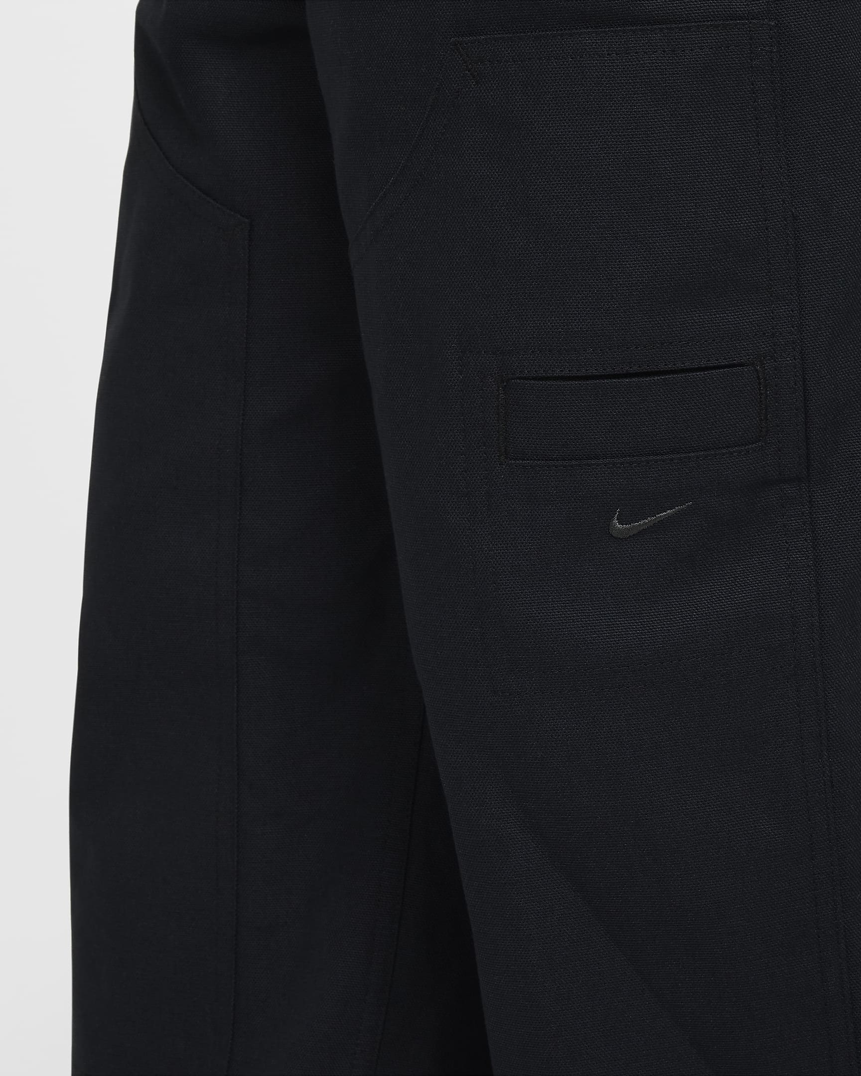 Nike Sportswear Metro Ground Big Kids' Carpenter Pants - Black/Dark Smoke Grey