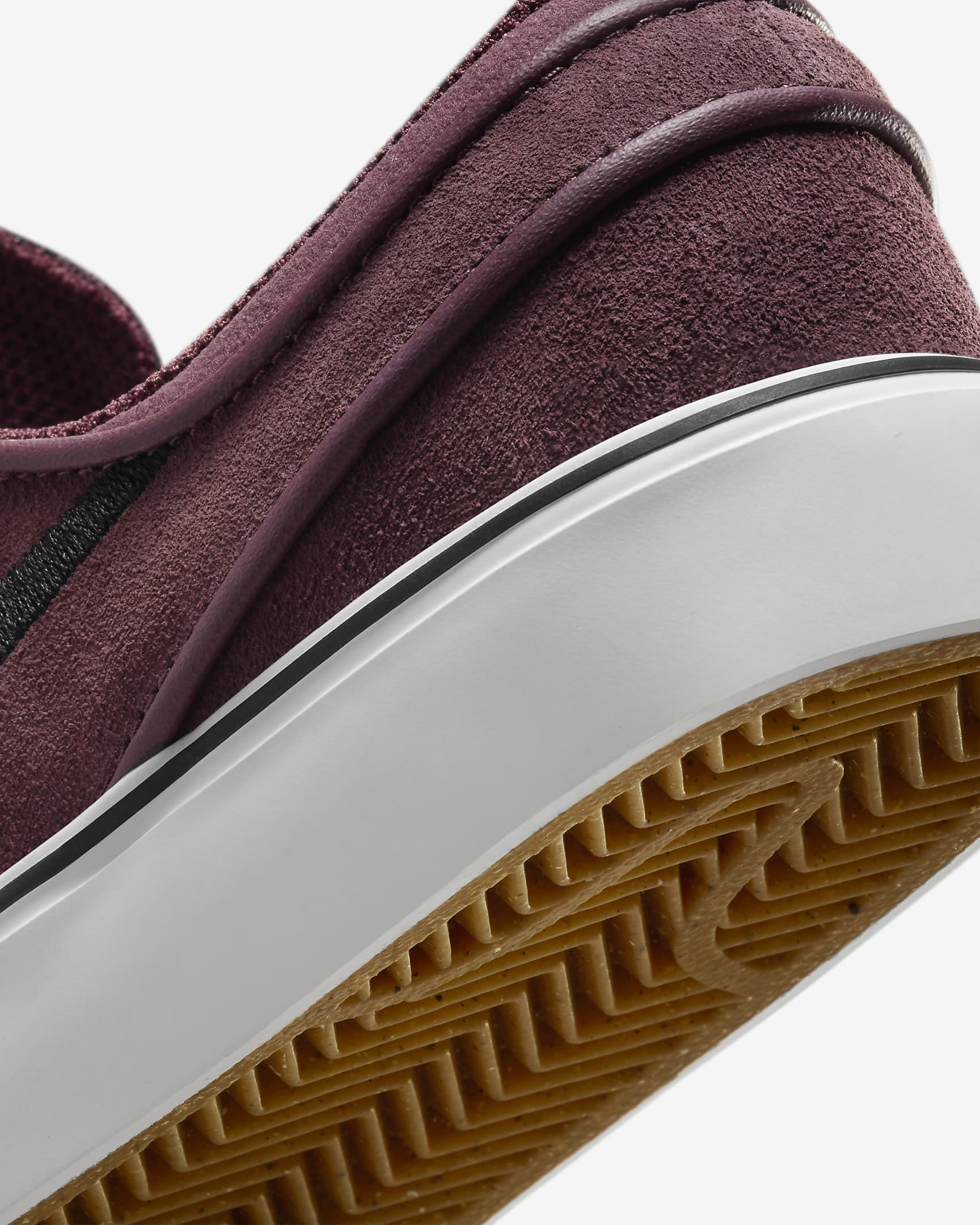 Nike SB Stefan Janoski-skatersko til store børn - Burgundy Crush/Burgundy Crush/Sail/sort