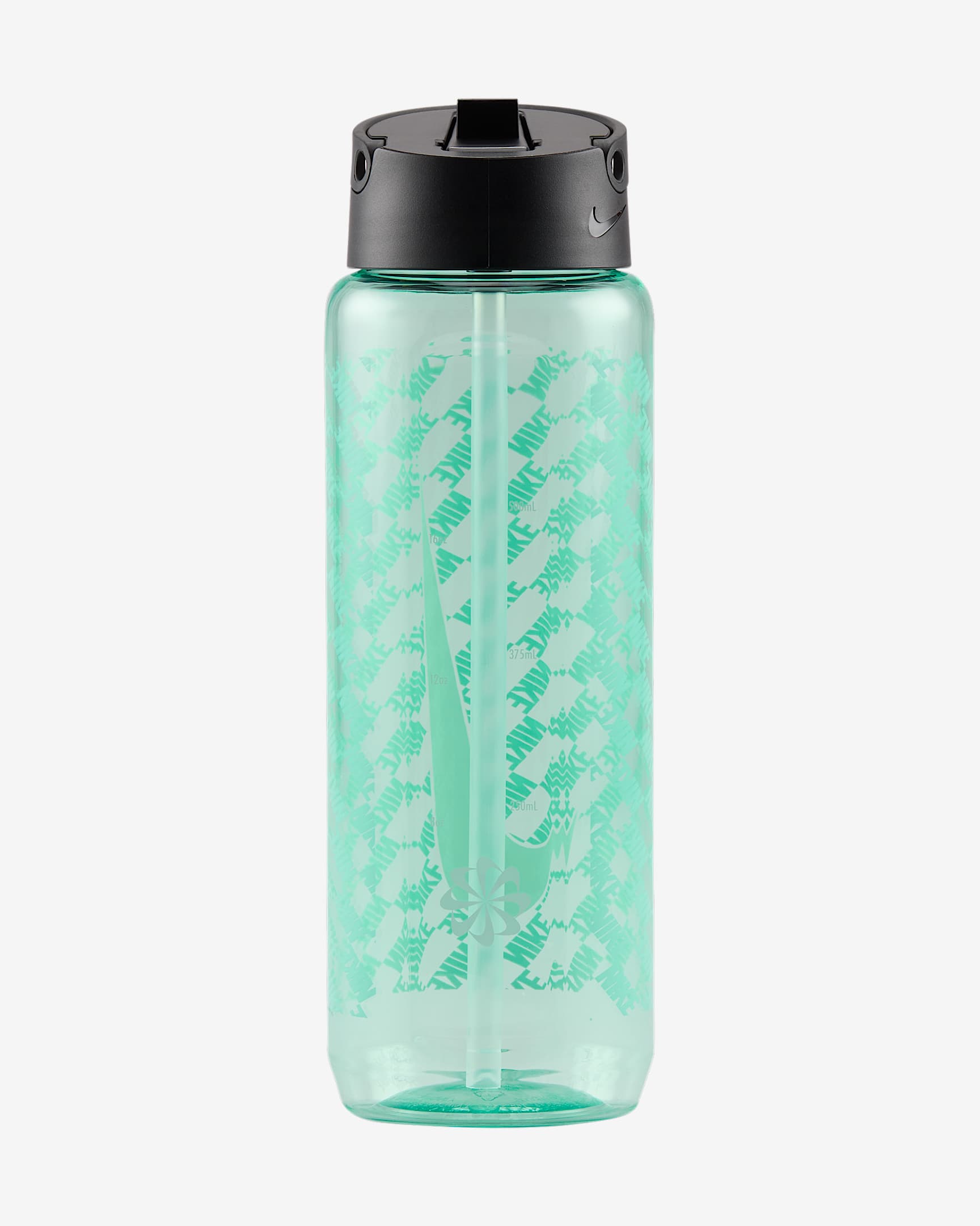 Nike Recharge Tritan-Trinkhalmflasche (ca. 710 ml) - Mint Foam/Schwarz/Light Menta/Weiß