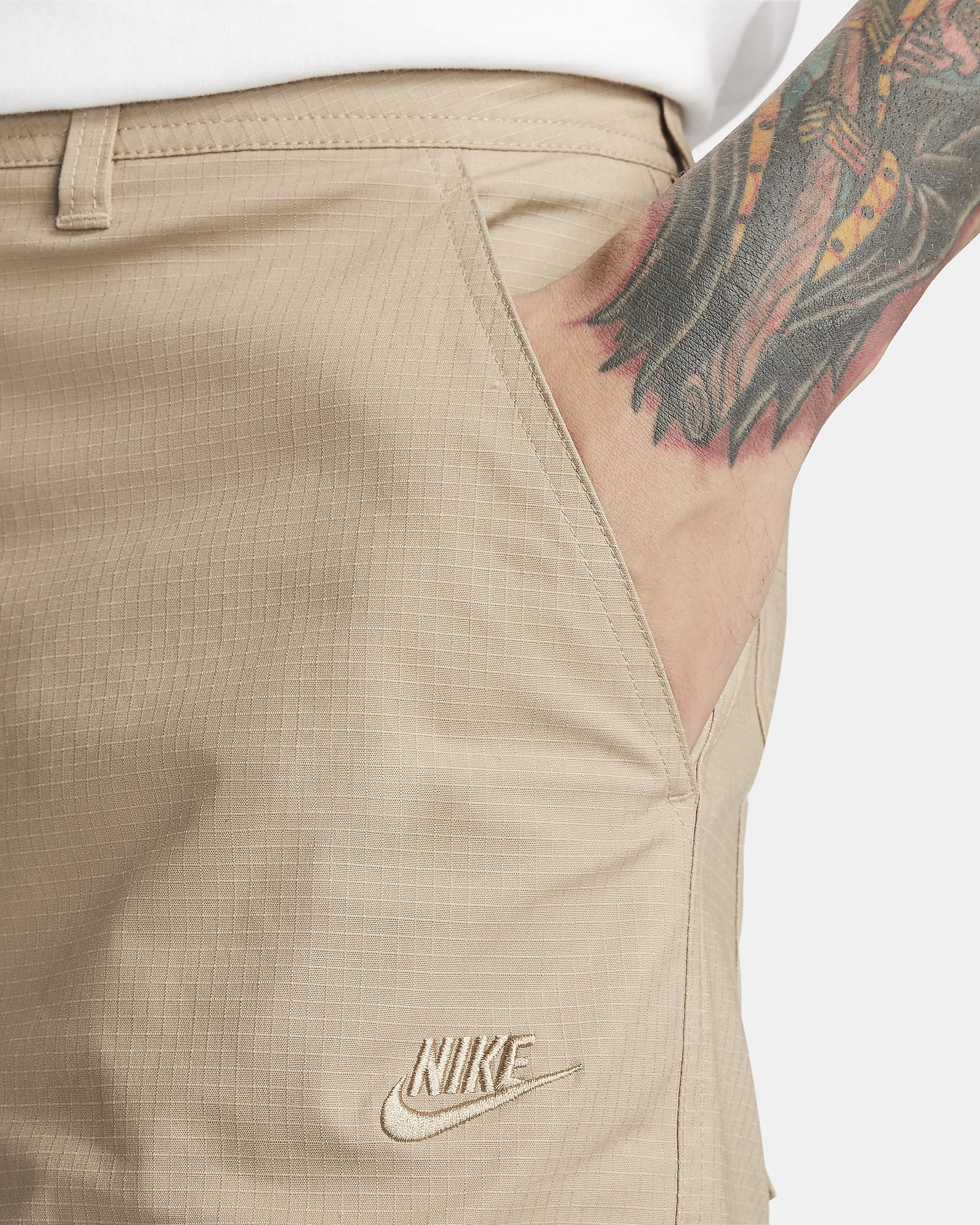 Pants cargo para hombre Nike Club - Caqui/Caqui