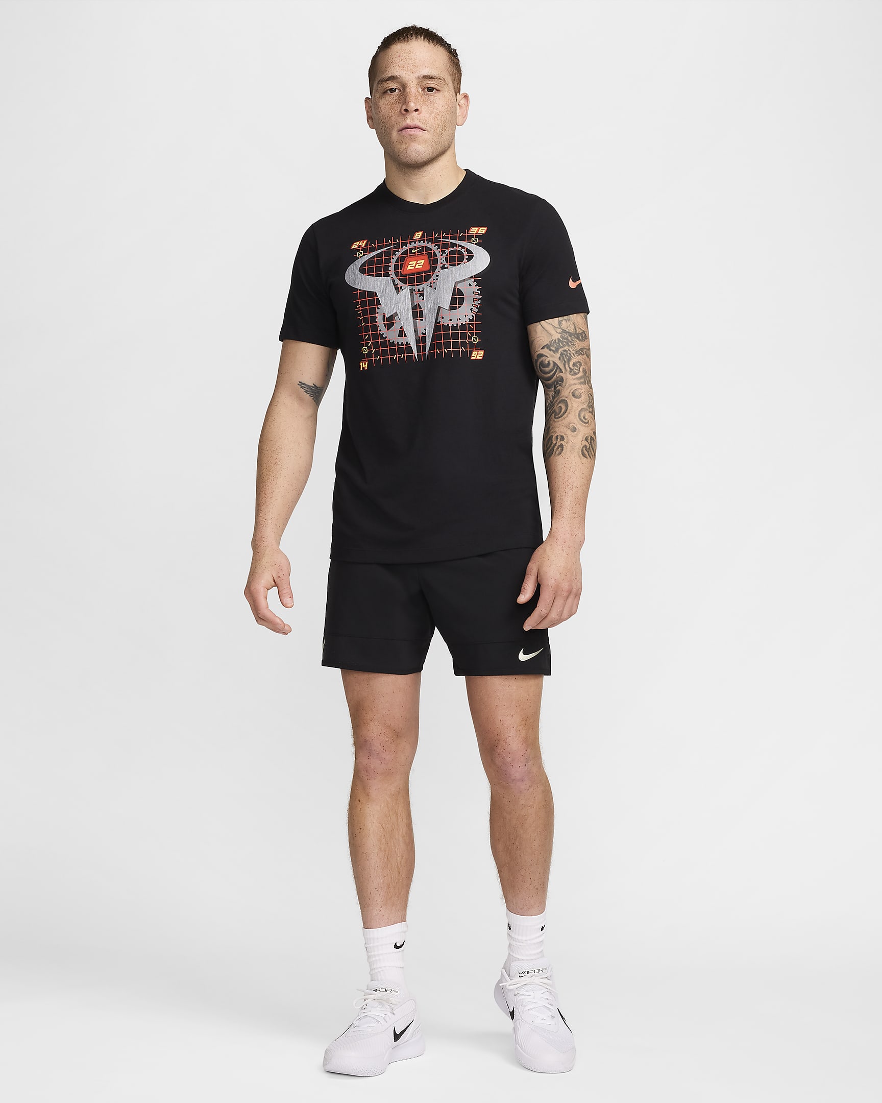 T-shirt de tennis Dri-FIT Rafa pour homme - Noir