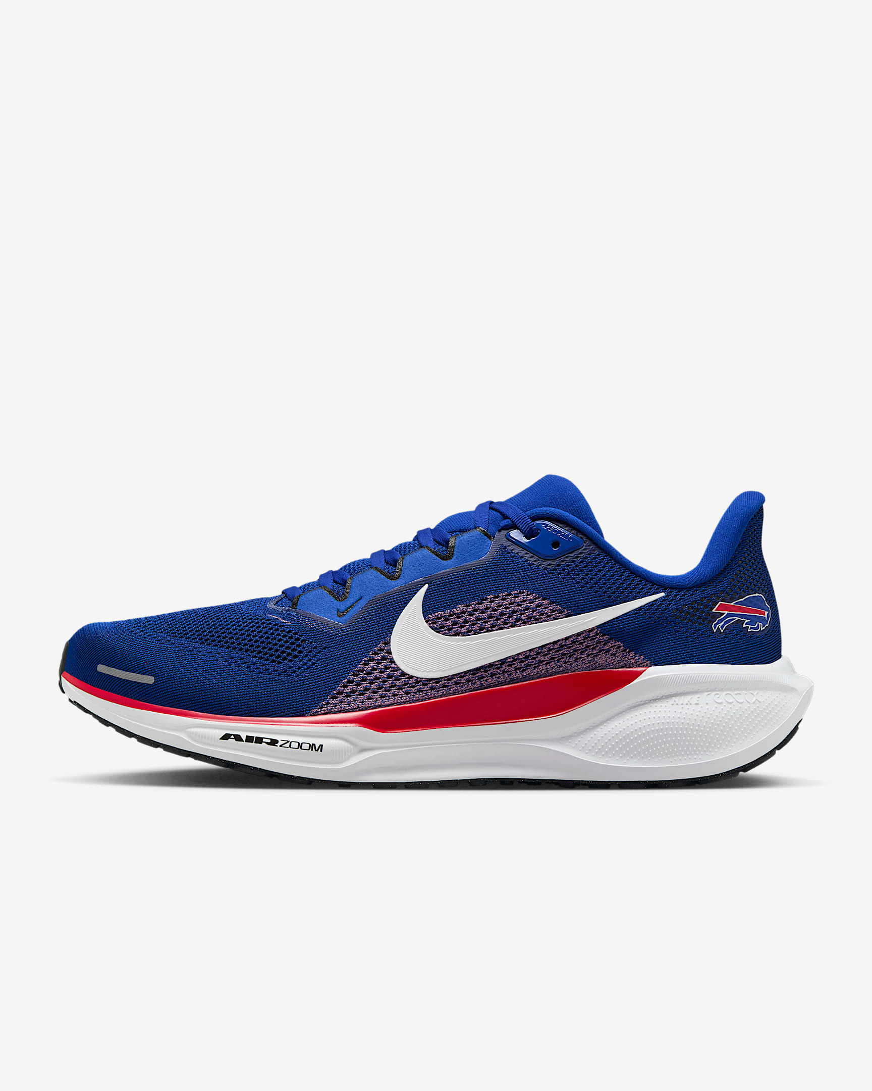 Buffalo Bills Pegasus 41 Men's Nike NFL Road Running Shoes - Old Royal/University Red/White