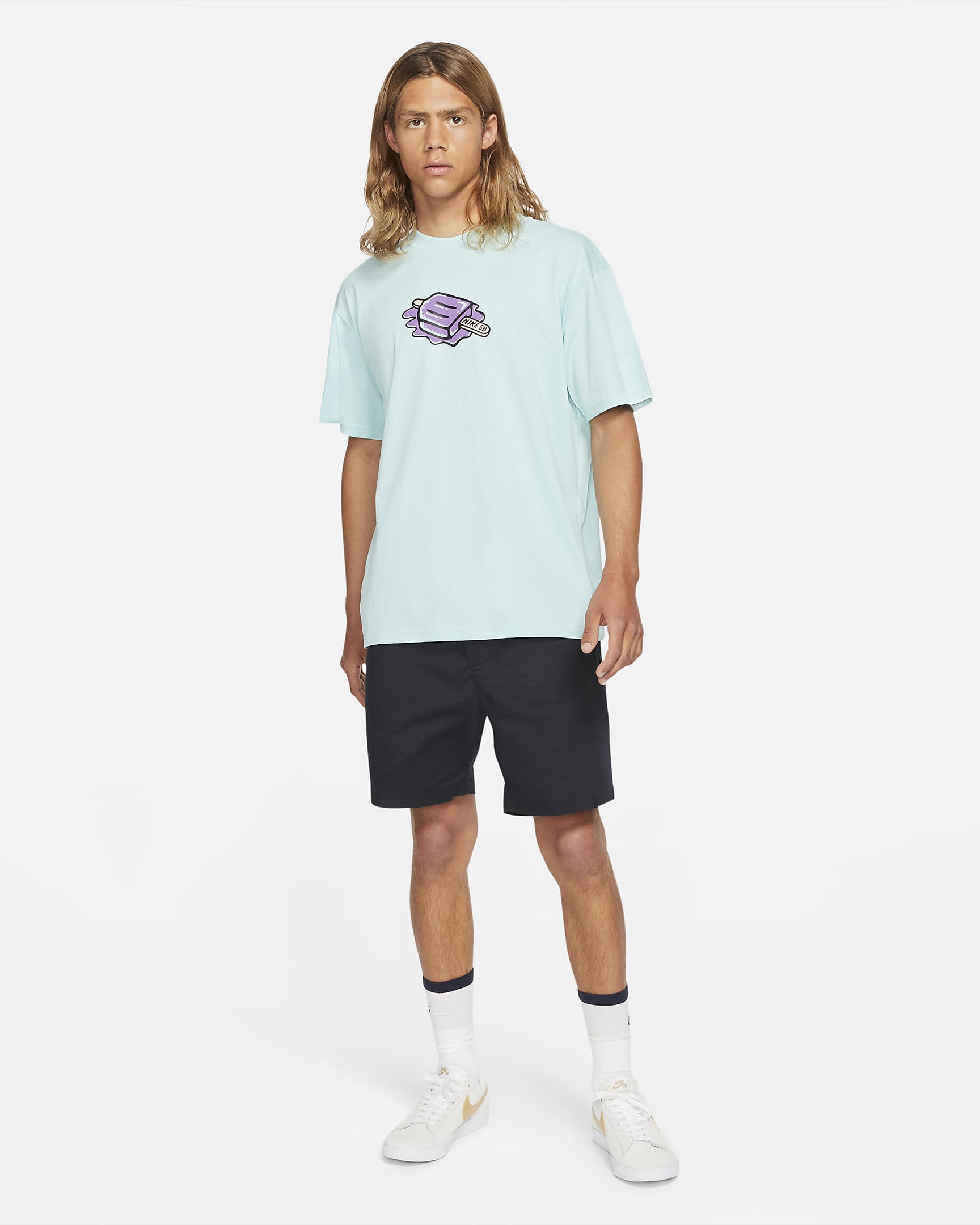 Nike SB Skate T-Shirt - Light Dew