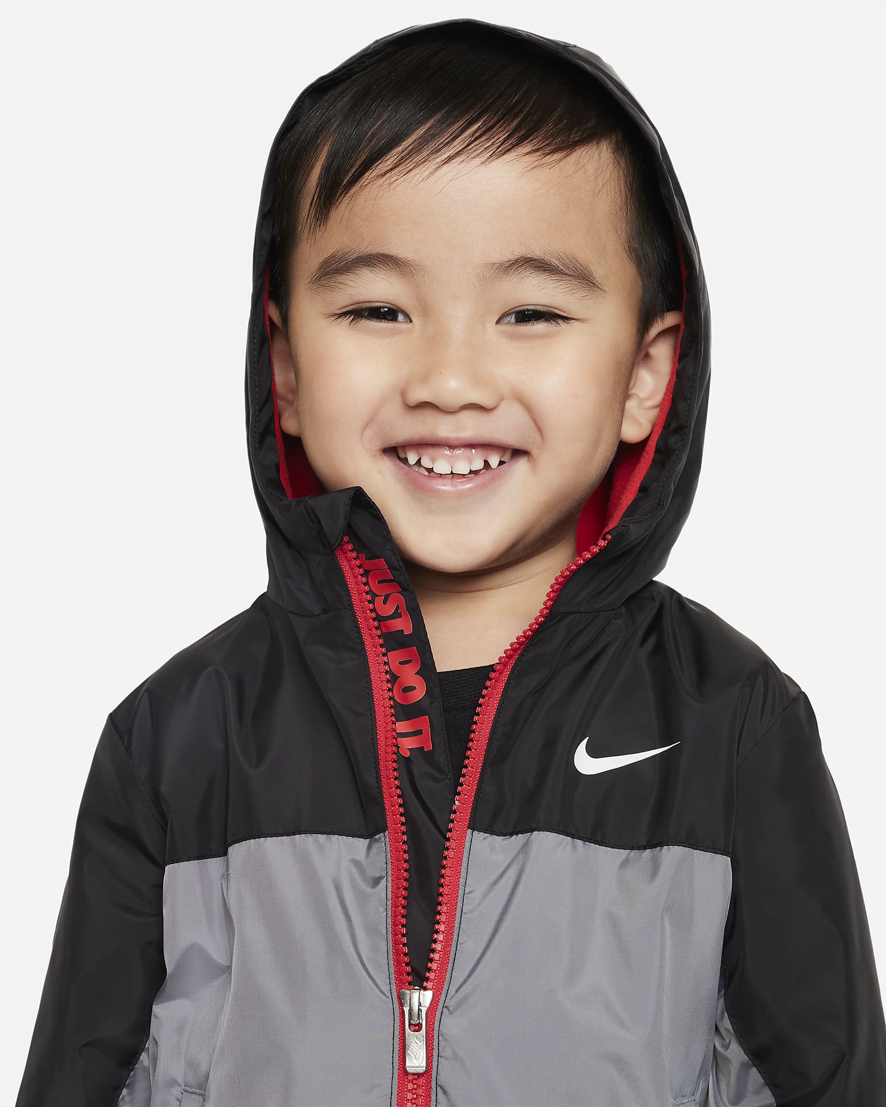 Nike Fleece Lined Woven Jacket Toddler Jacket. Nike UK