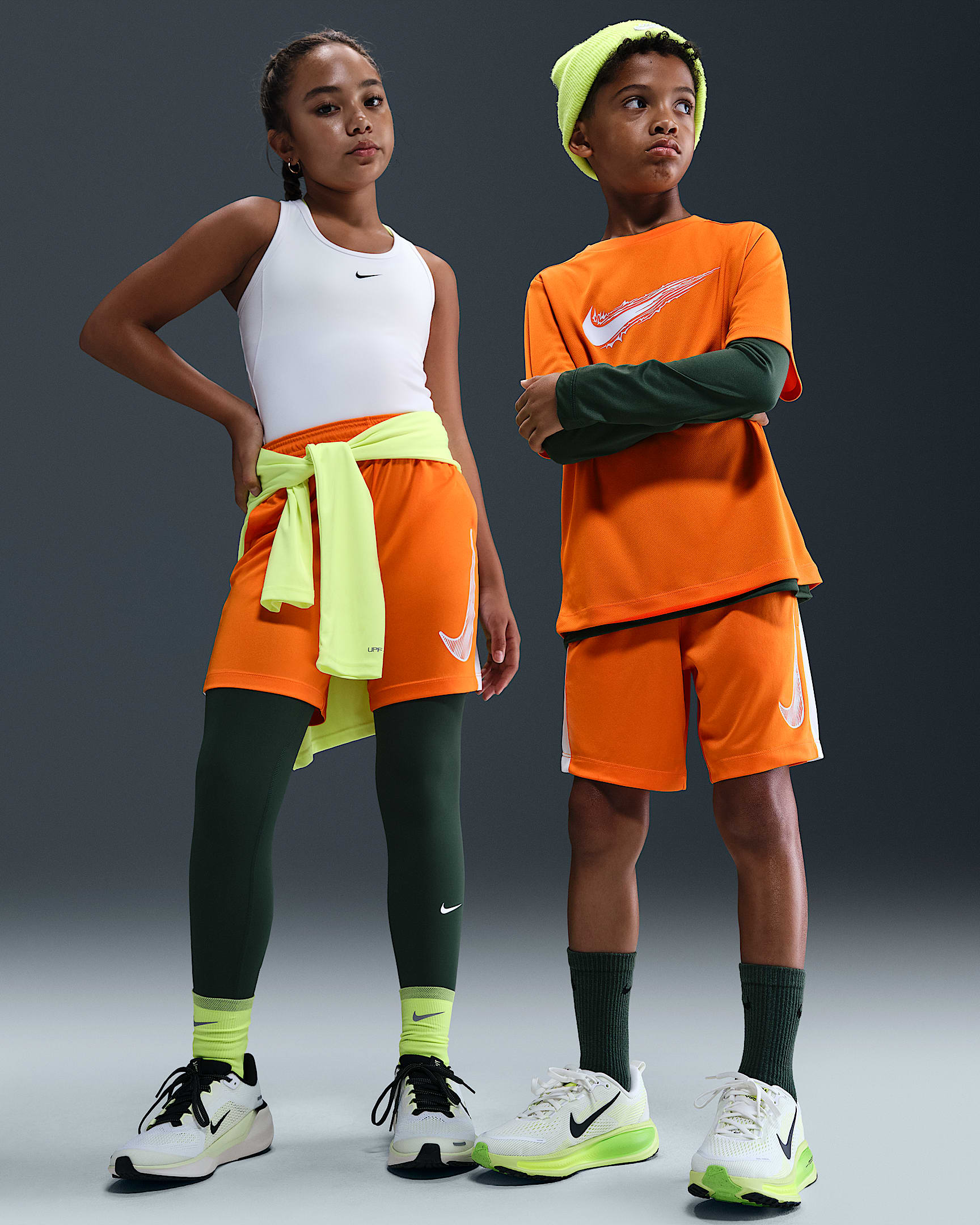 Nike Trophy23 Big Kids' Dri-FIT Shorts - Bright Ceramic/White/White