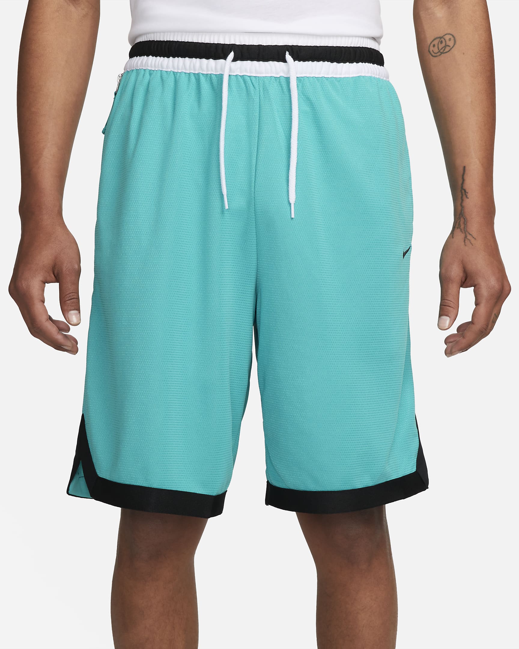 Shorts de básquetbol de 25 cm para hombre Nike Dri-FIT DNA - Nébula azul verdoso/Negro