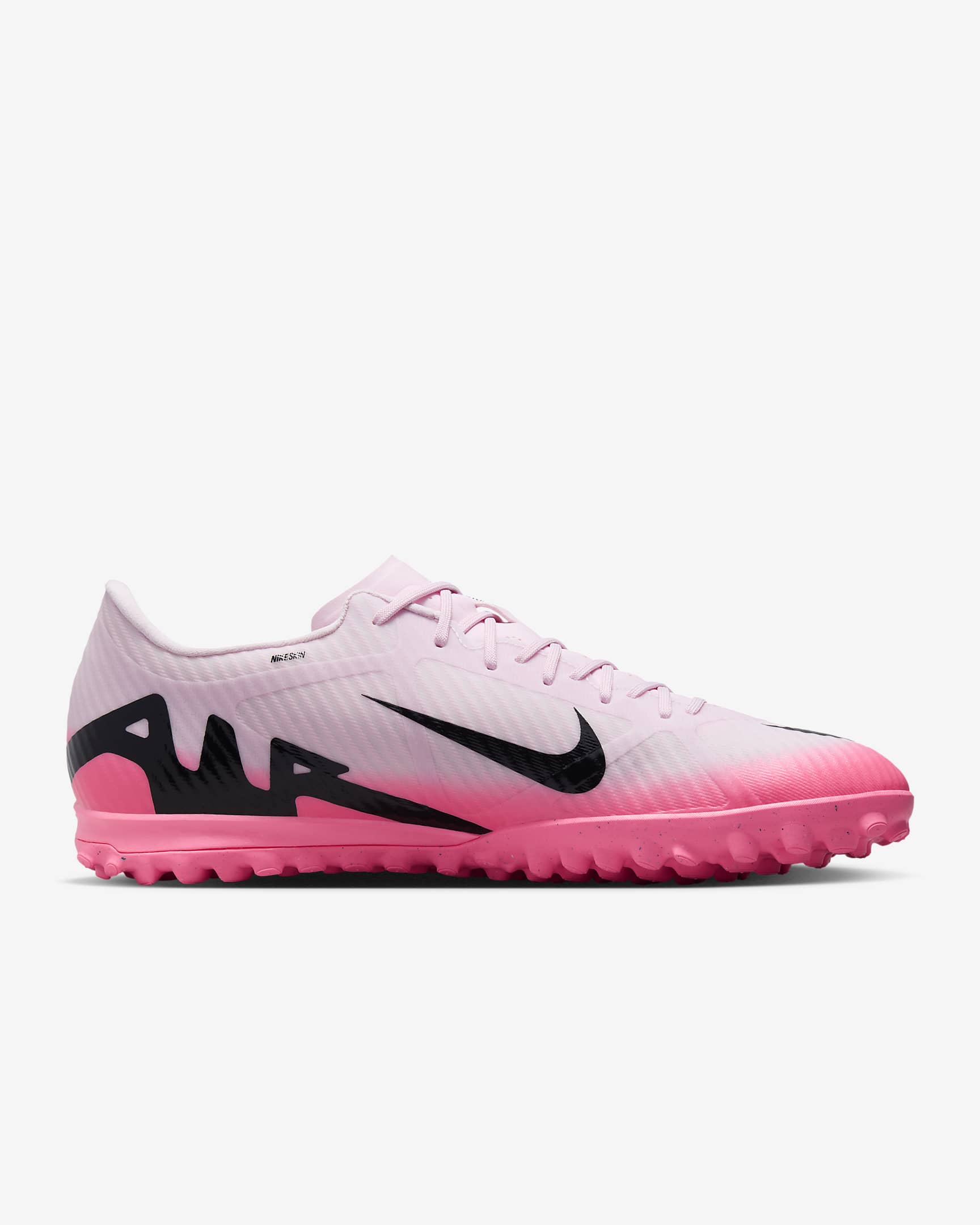 Nike Mercurial Vapor 15 Academy TF Düşük Bilekli Krampon - Pink Foam/Siyah