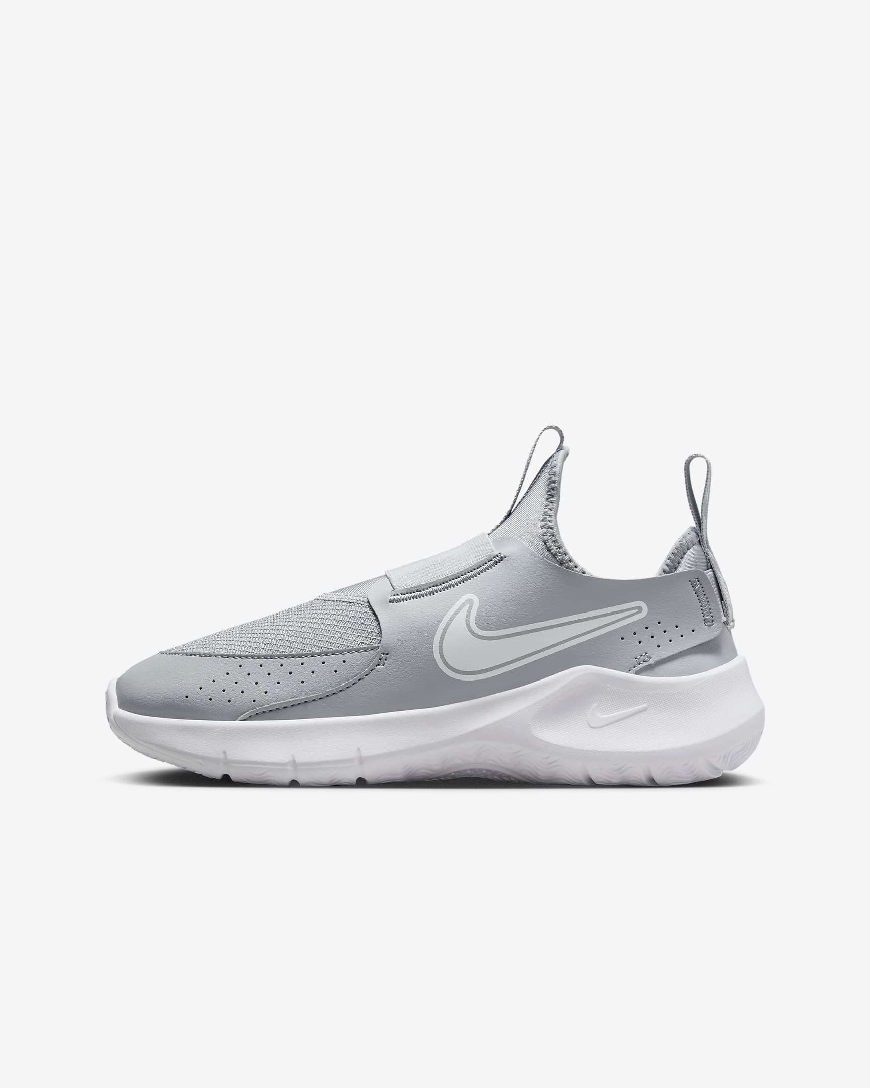 Chaussure de running sur route Nike Flex Runner 3 pour ado - Wolf Grey/Blanc