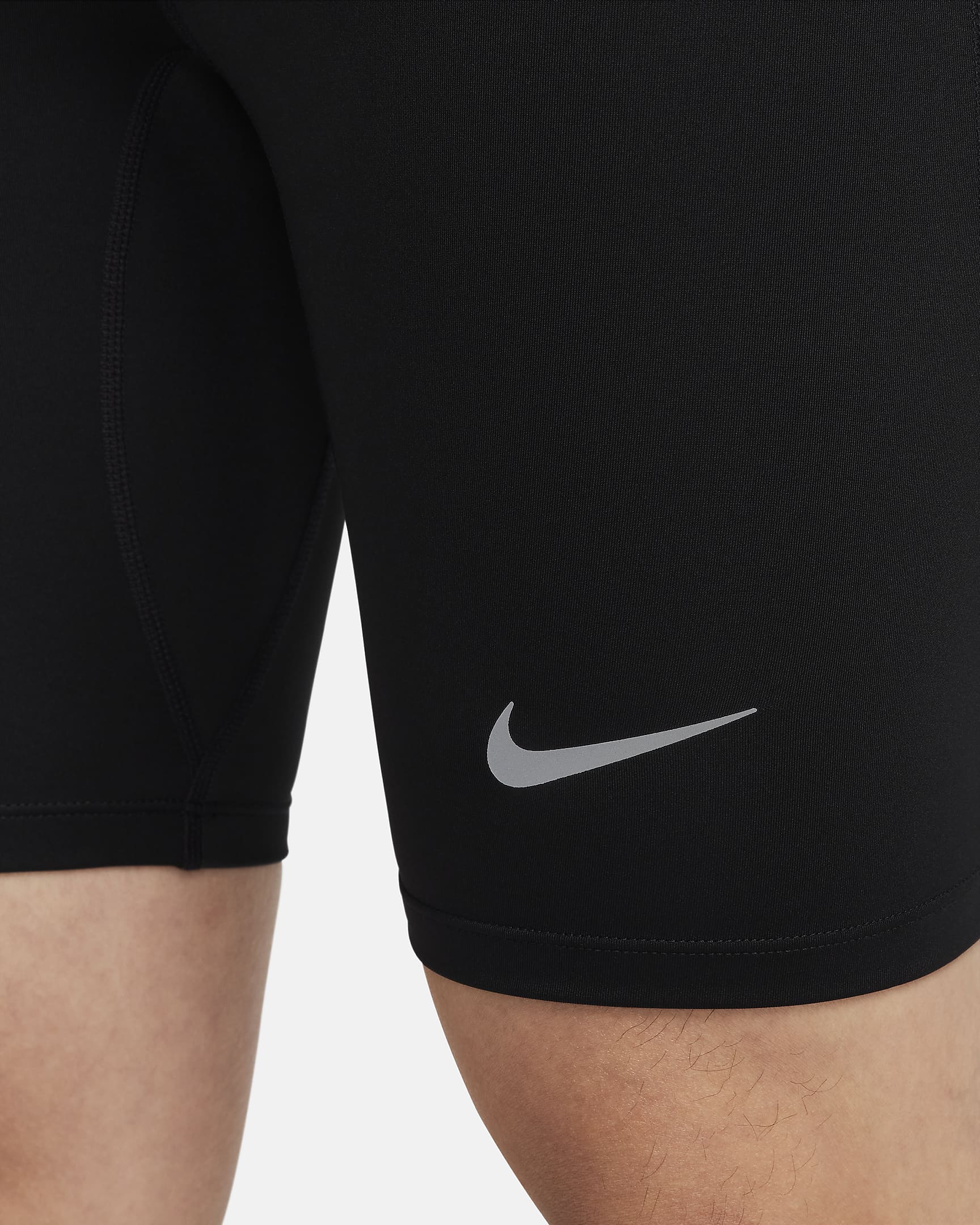 Nike Fast Men's Dri-FIT Brief-Lined Running 1/2-Length Tights - Black