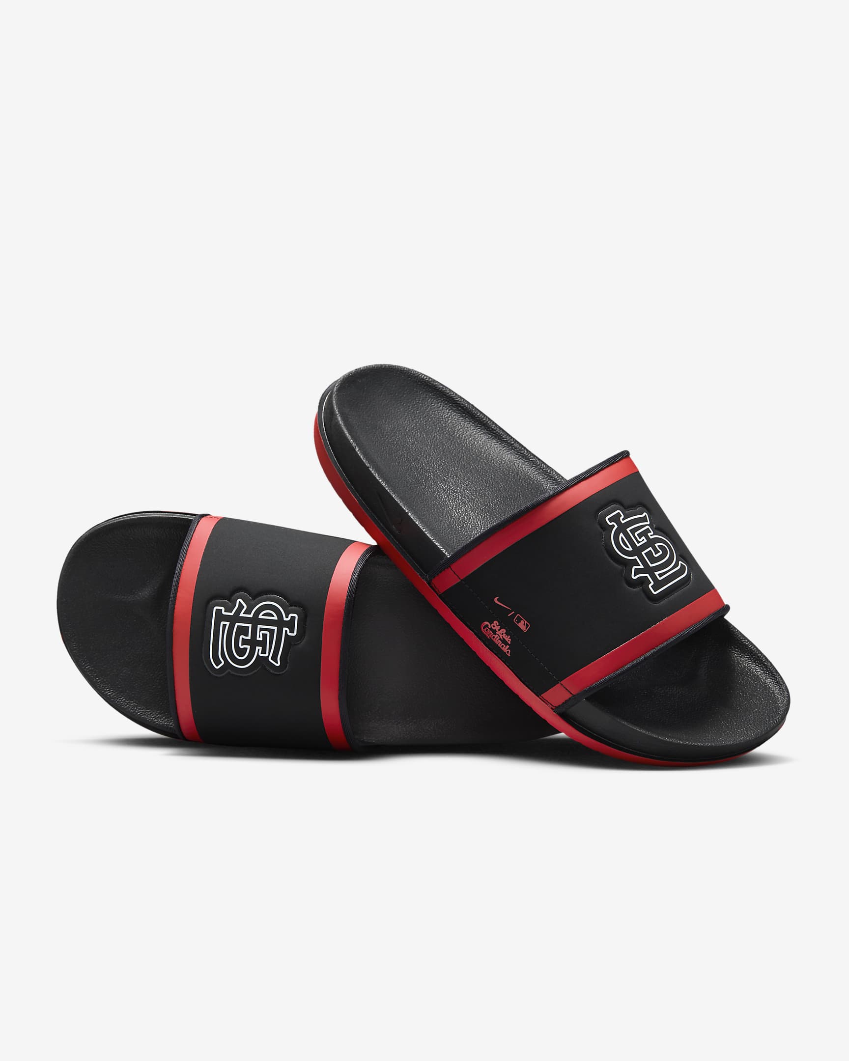 Nike Offcourt (MLB St. Louis Cardinals) Slide - Black/Sport Red/White