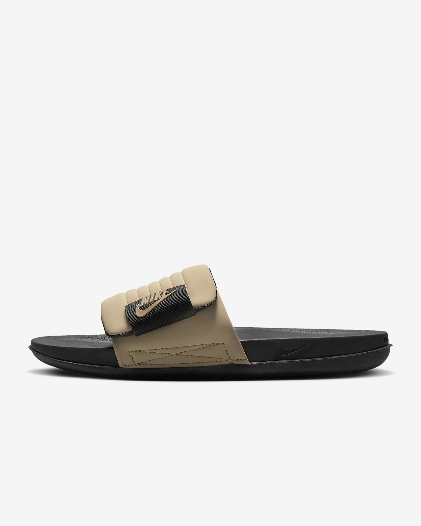 Nike Offcourt Adjust Men's Slides - Black/Black/Khaki