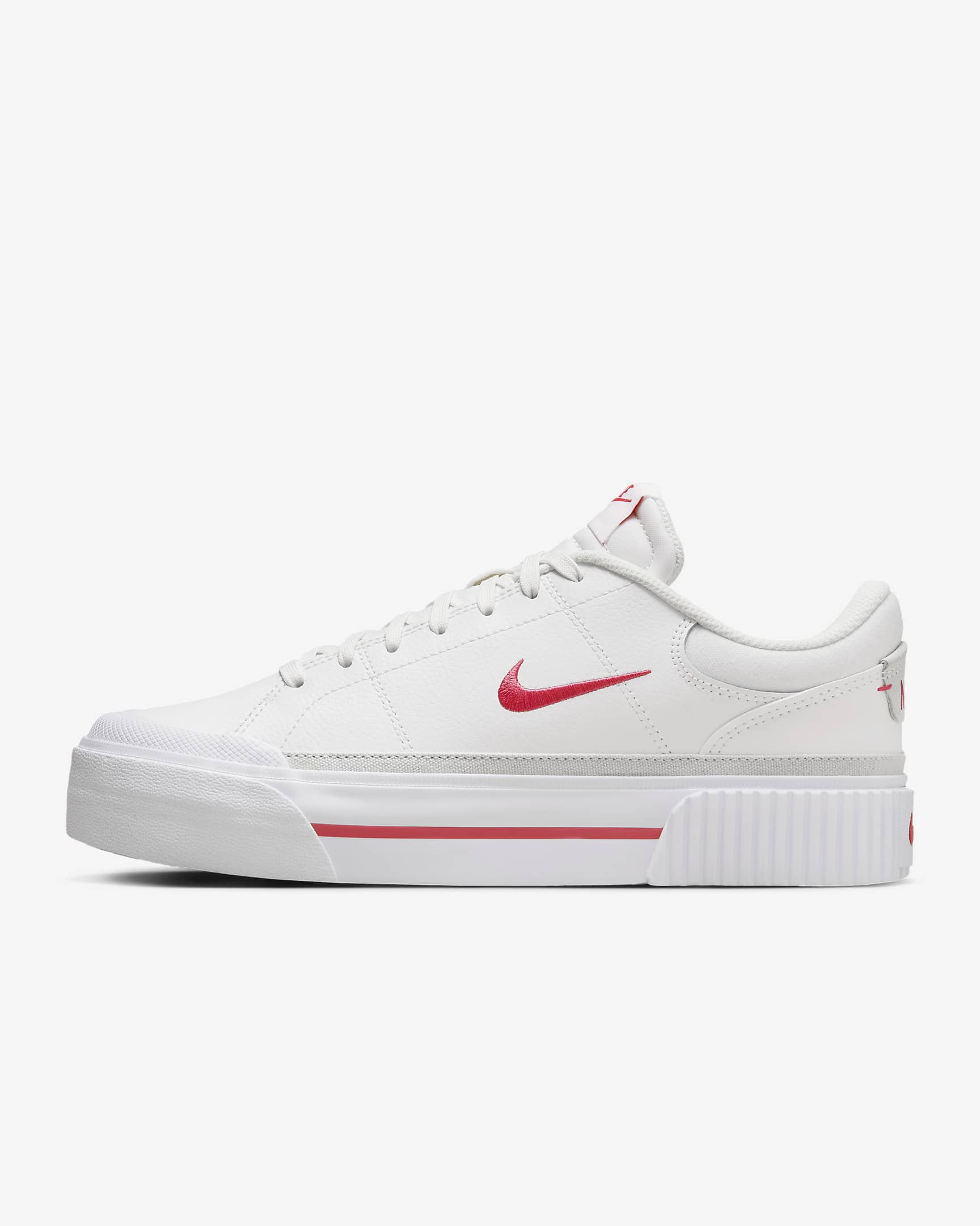 Nike Court Legacy Lift damesko - Summit White/Light Silver/Hvit/Aster Pink