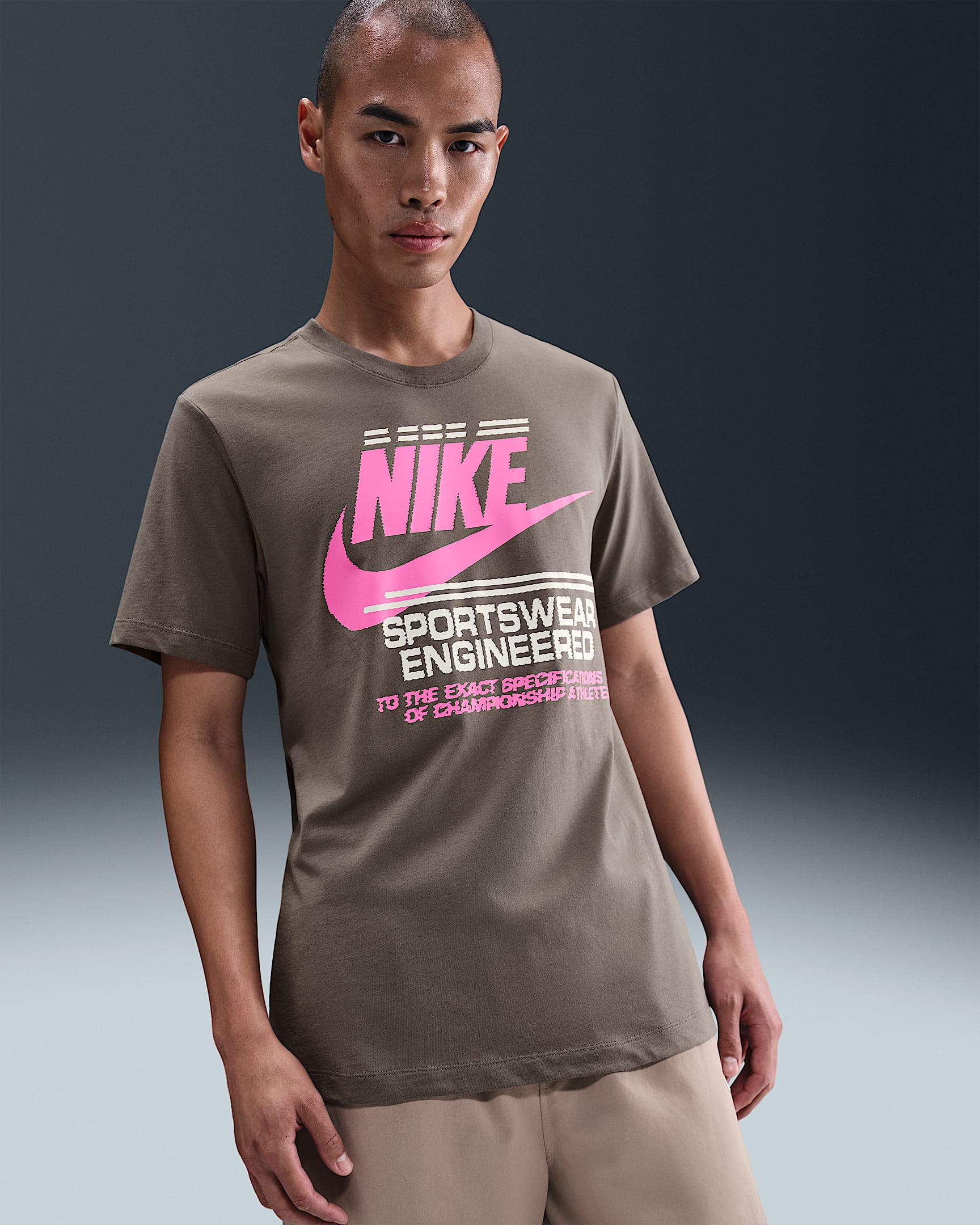 ナイキ スポーツウェア メンズ Tシャツ - ケイブストーン