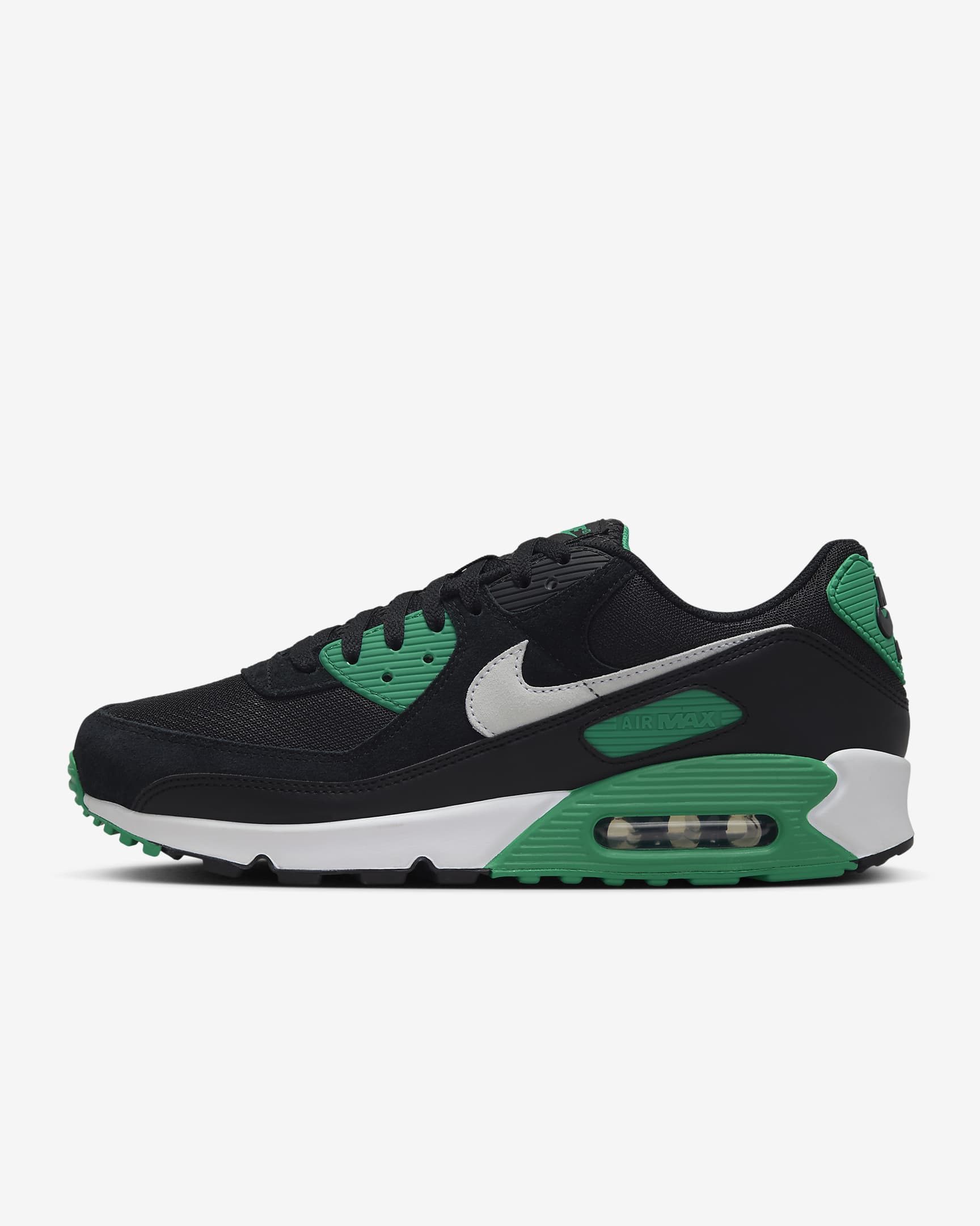 Nike Air Max 90 Men's Shoes - Black/Stadium Green/White