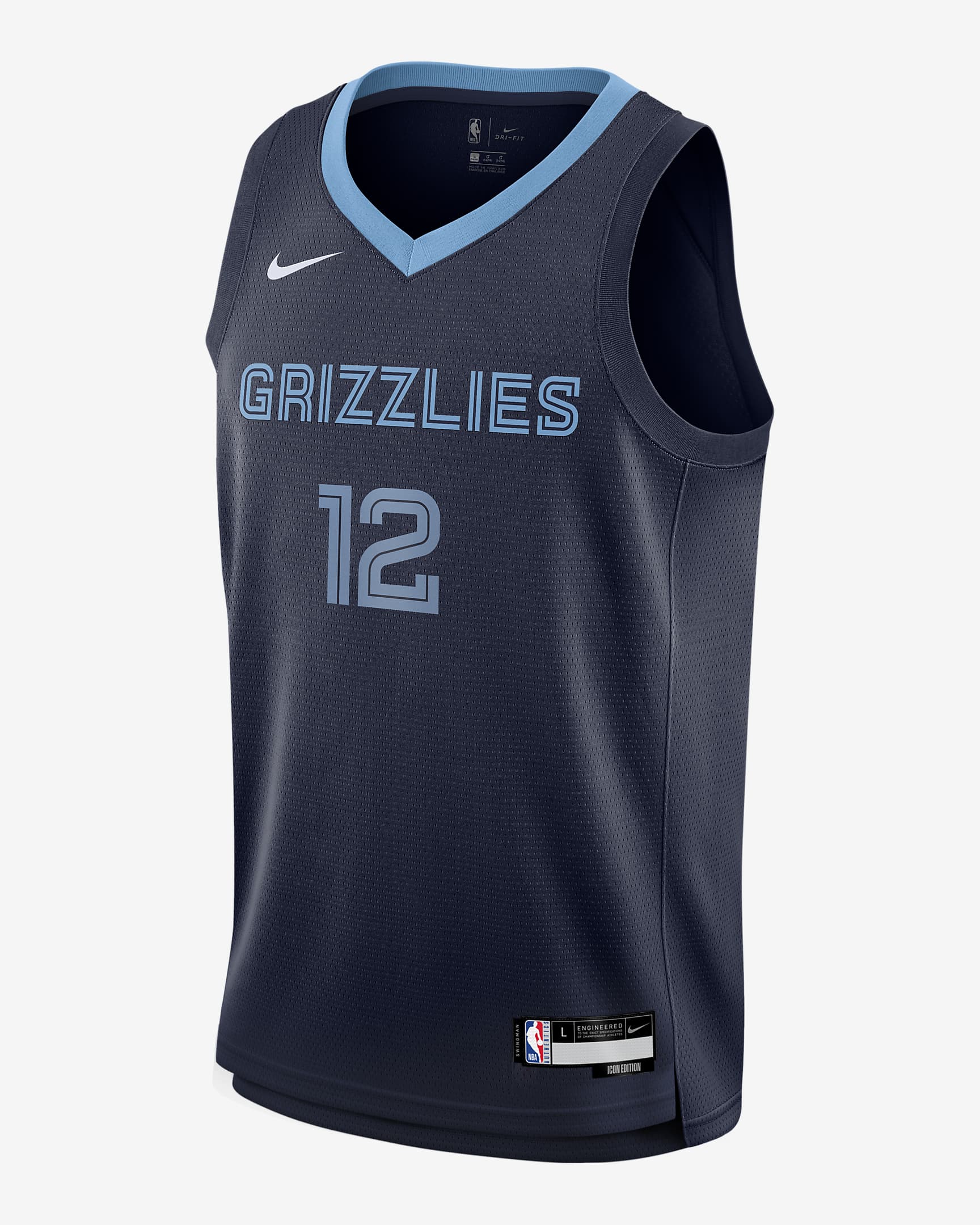 Ja Morant Memphis Grizzlies 2023/24 Icon Edition Big Kids' Nike NBA ...