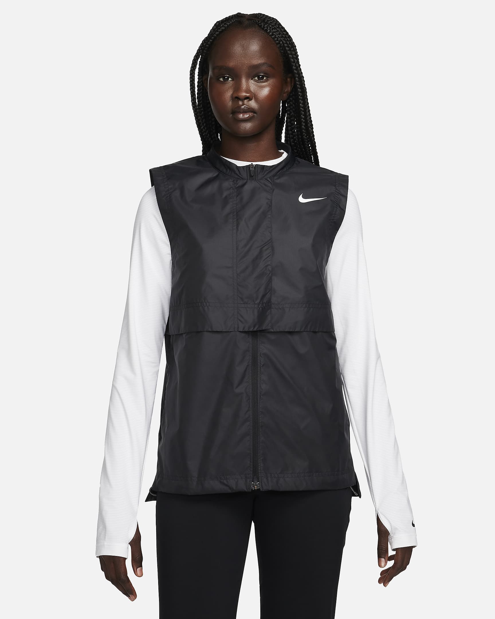 Nike Tour Repel Women's Golf Gilet - Black/White
