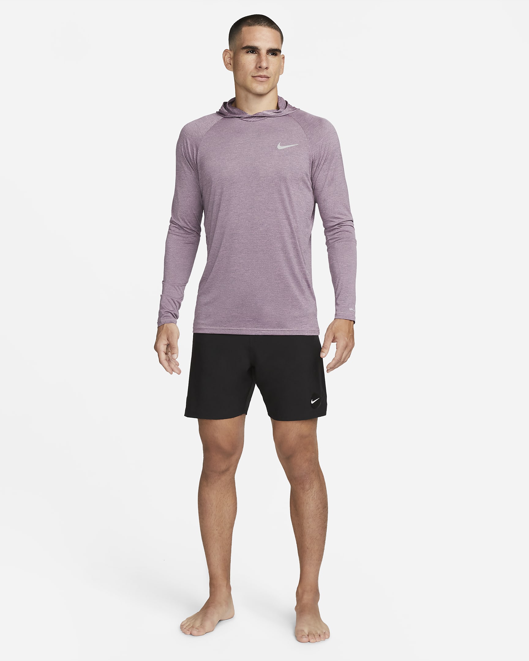 Nike Men's Long-Sleeve Hooded Hydroguard Swim Shirt. Nike.com