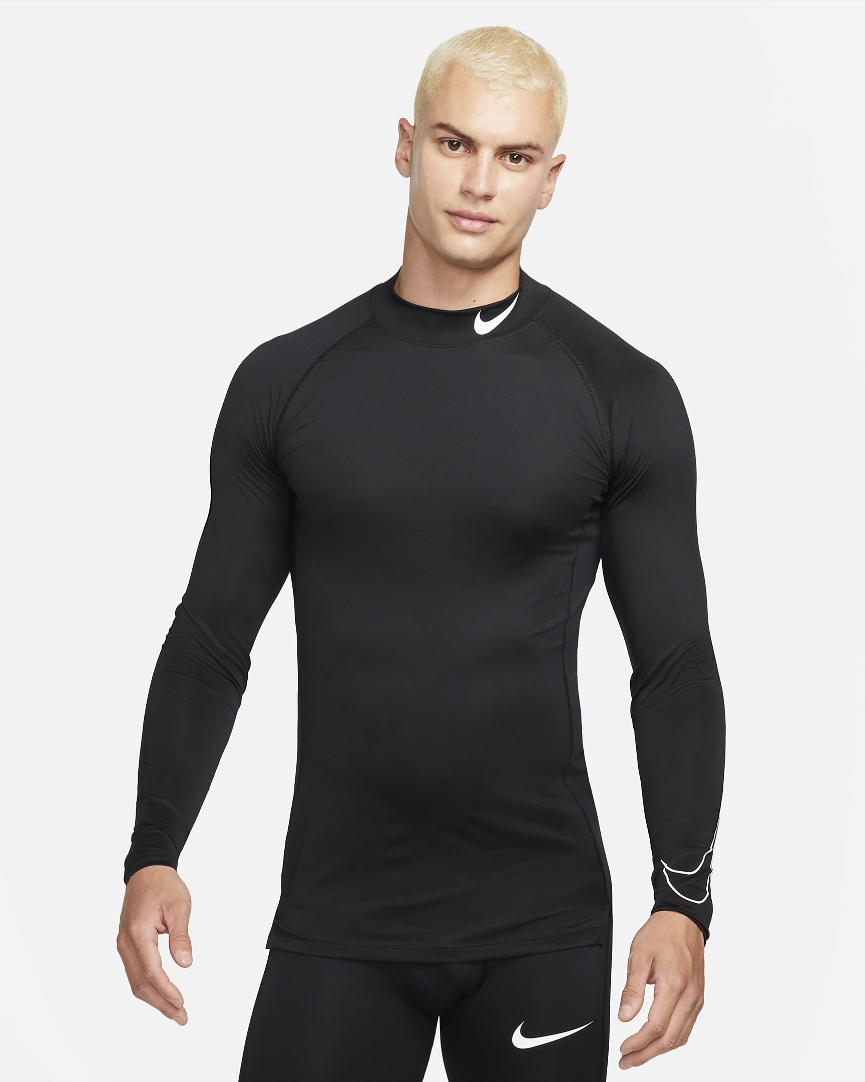 Nike Pro Dri-FIT Men's Tight-Fit Long-Sleeve Top. Nike IN