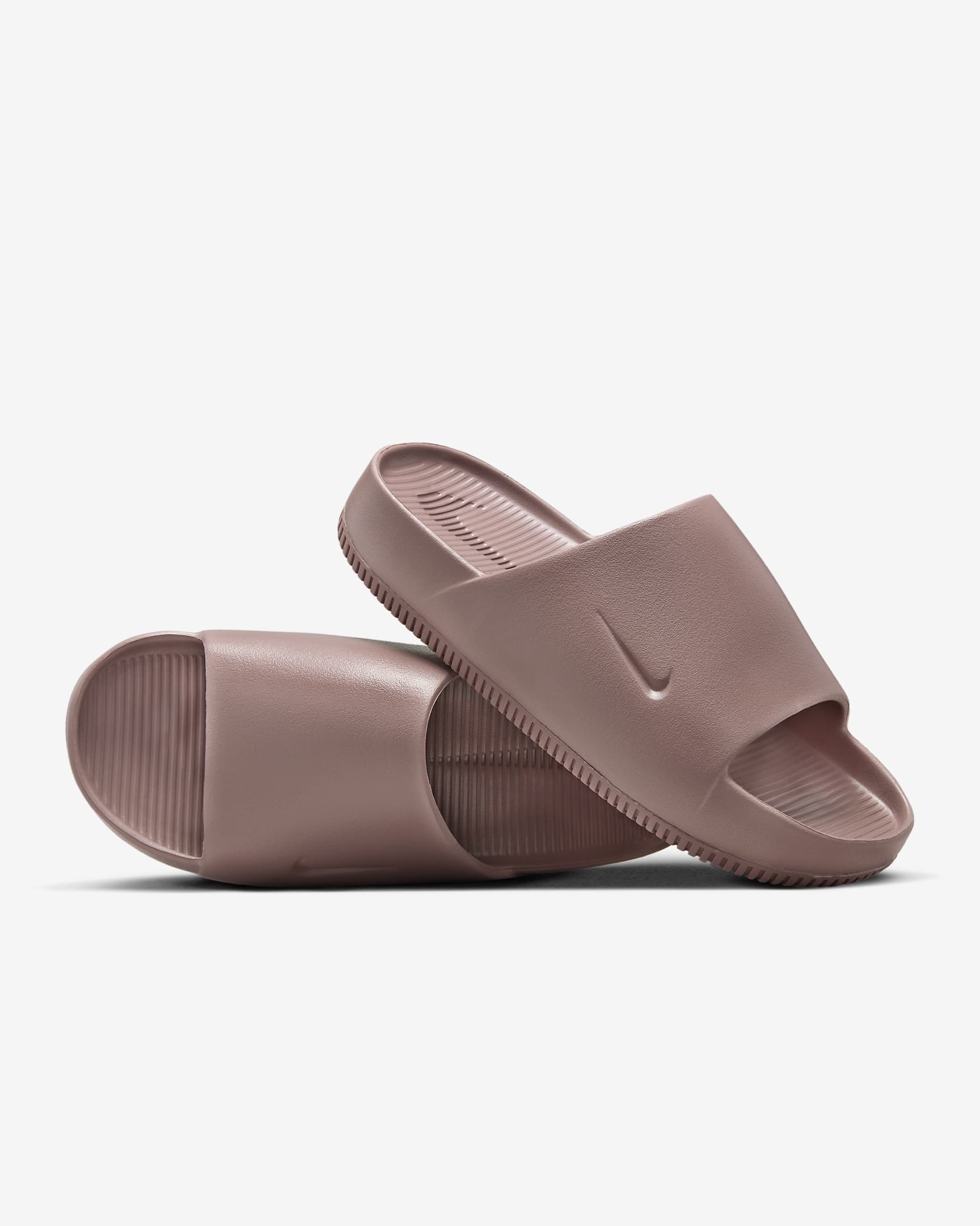 Nike Calm Women's Slides - Smokey Mauve/Smokey Mauve