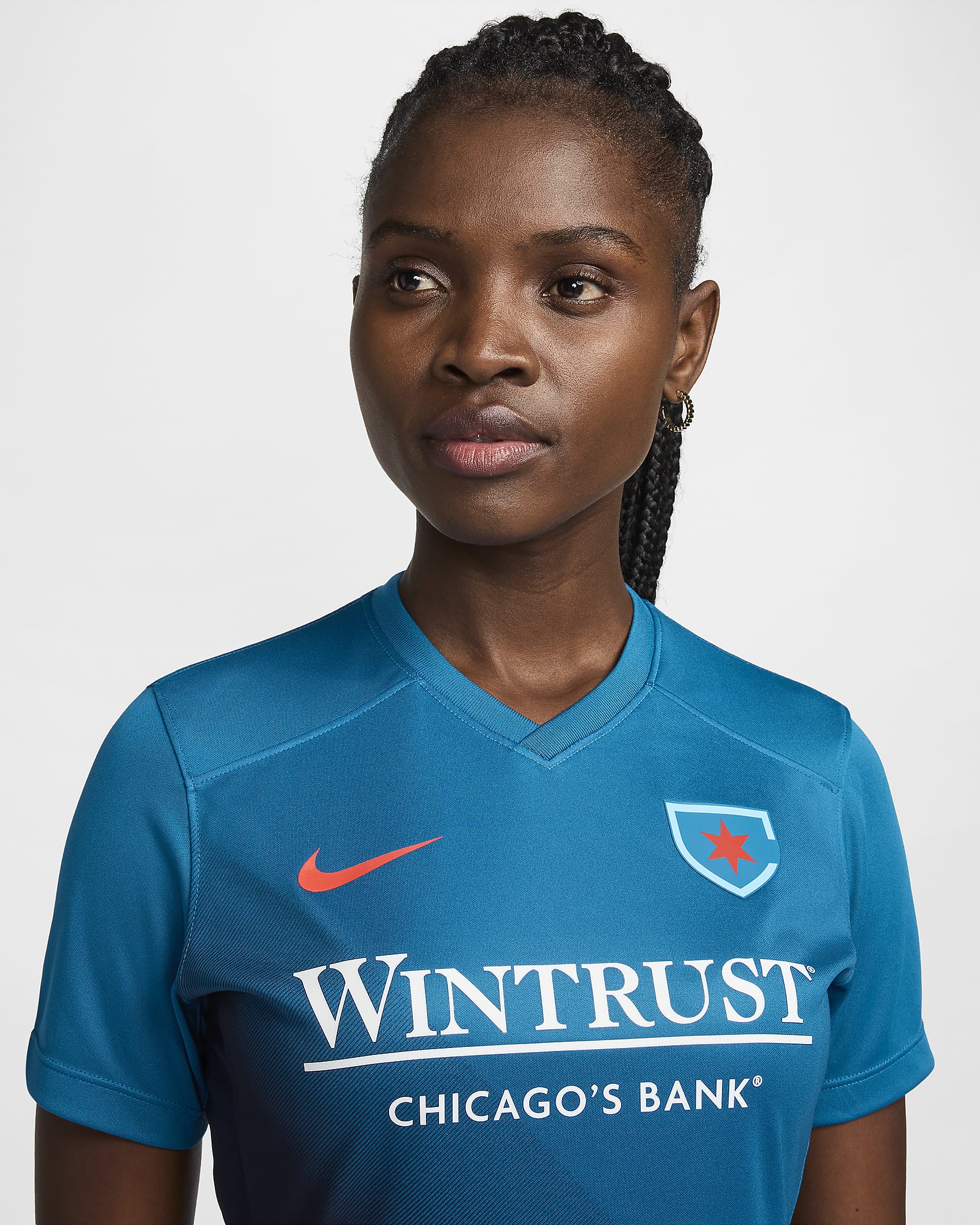Jersey Nike DriFIT de la NWSL replica del Chicago Red Stars visitante