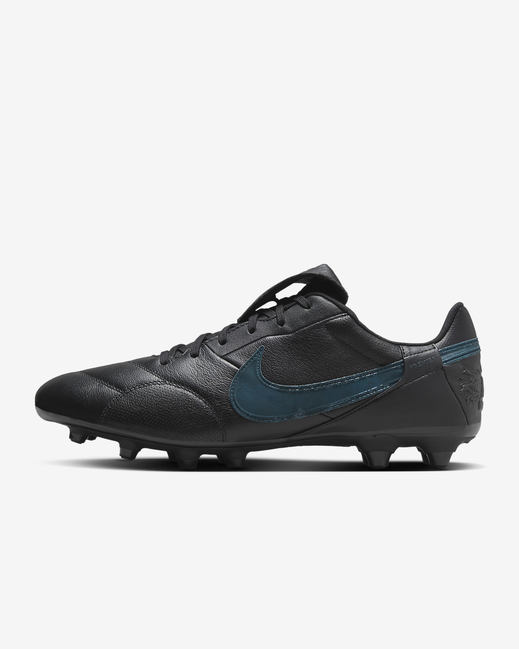 Nike Premier 3 FG Low-Top Fußballschuh - Schwarz/Deep Jungle/Schwarz