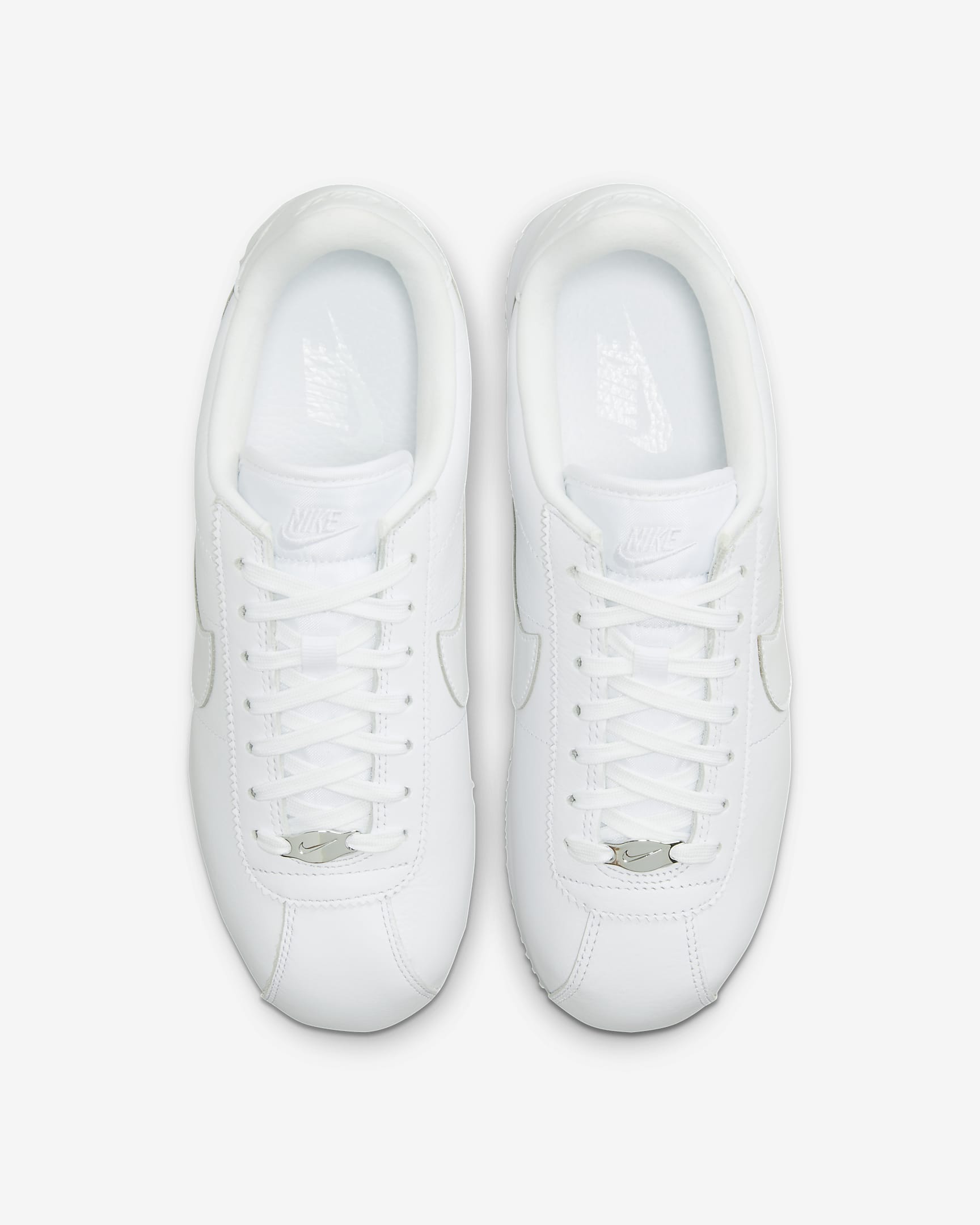 Nike Cortez 23 Premium Leather Shoes - White/White