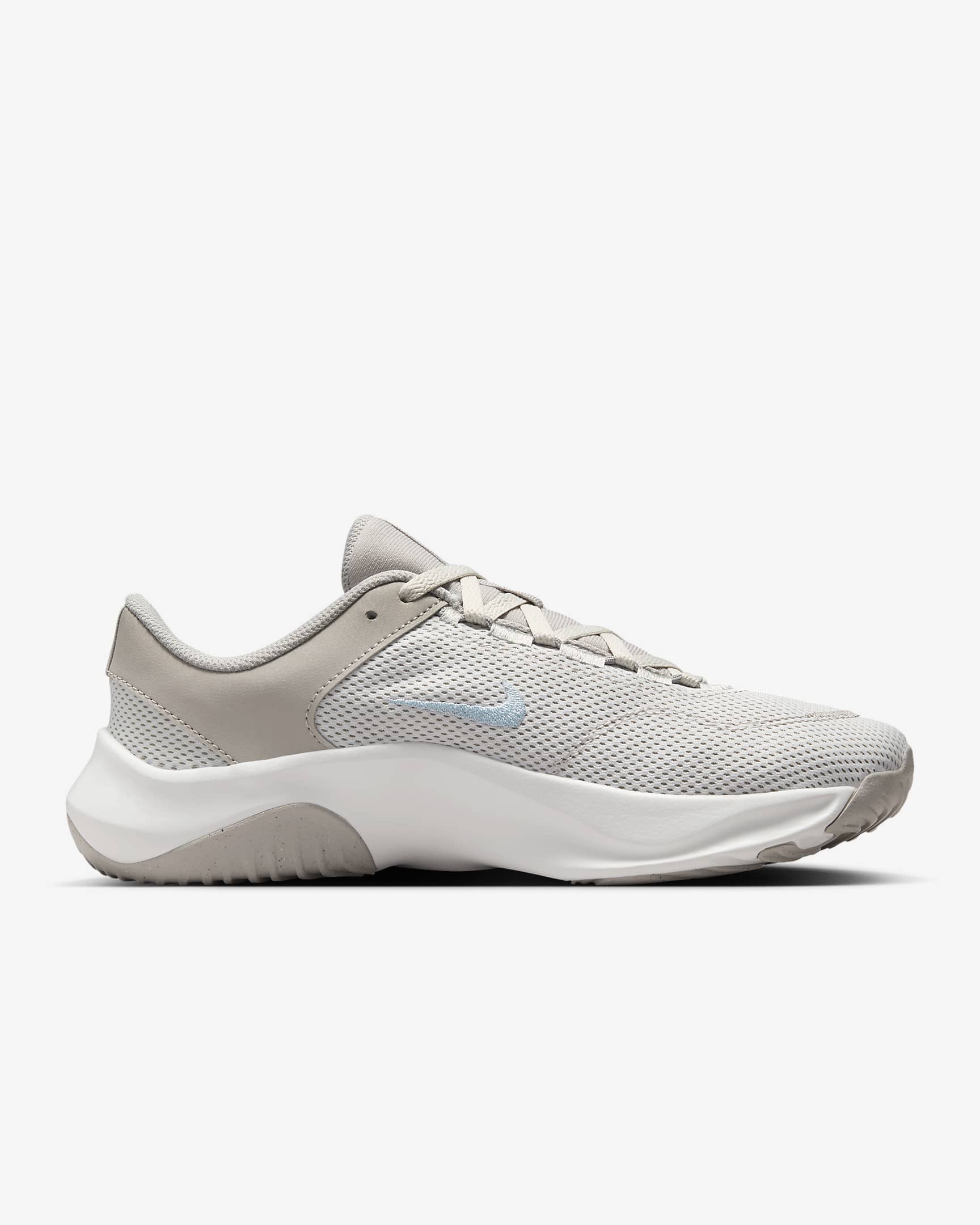 Tenis de entrenamiento para mujer Nike Legend Essential 3 Next Nature - Mena de hierro claro/Gris hierro/Blanco cumbre/Azul militar claro