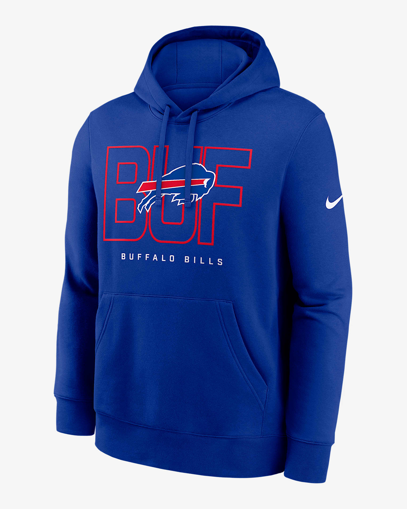 Buffalo Bills Busted Play Club Men's Nike NFL Pullover Hoodie - Royal