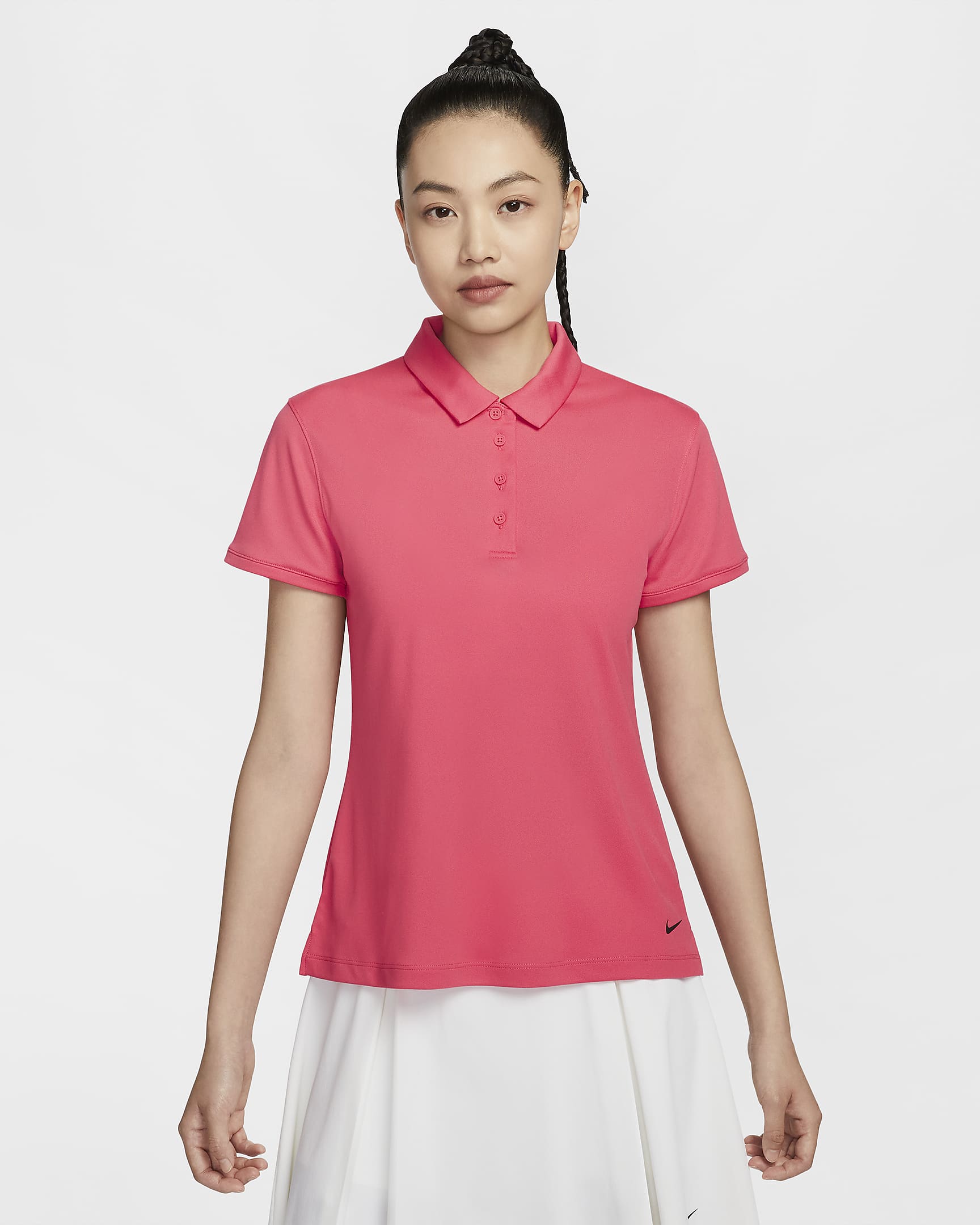 Nike Dri-FIT Victory Women's Golf Polo - Aster Pink/Black