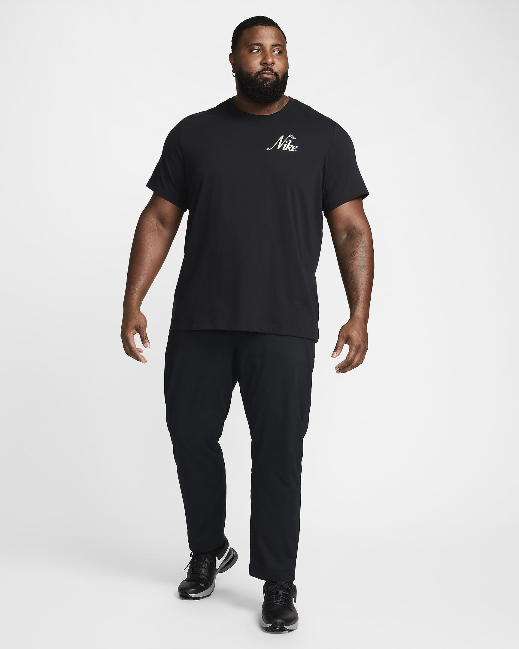 Ανδρικό T-Shirt για γκολφ Nike - Μαύρο