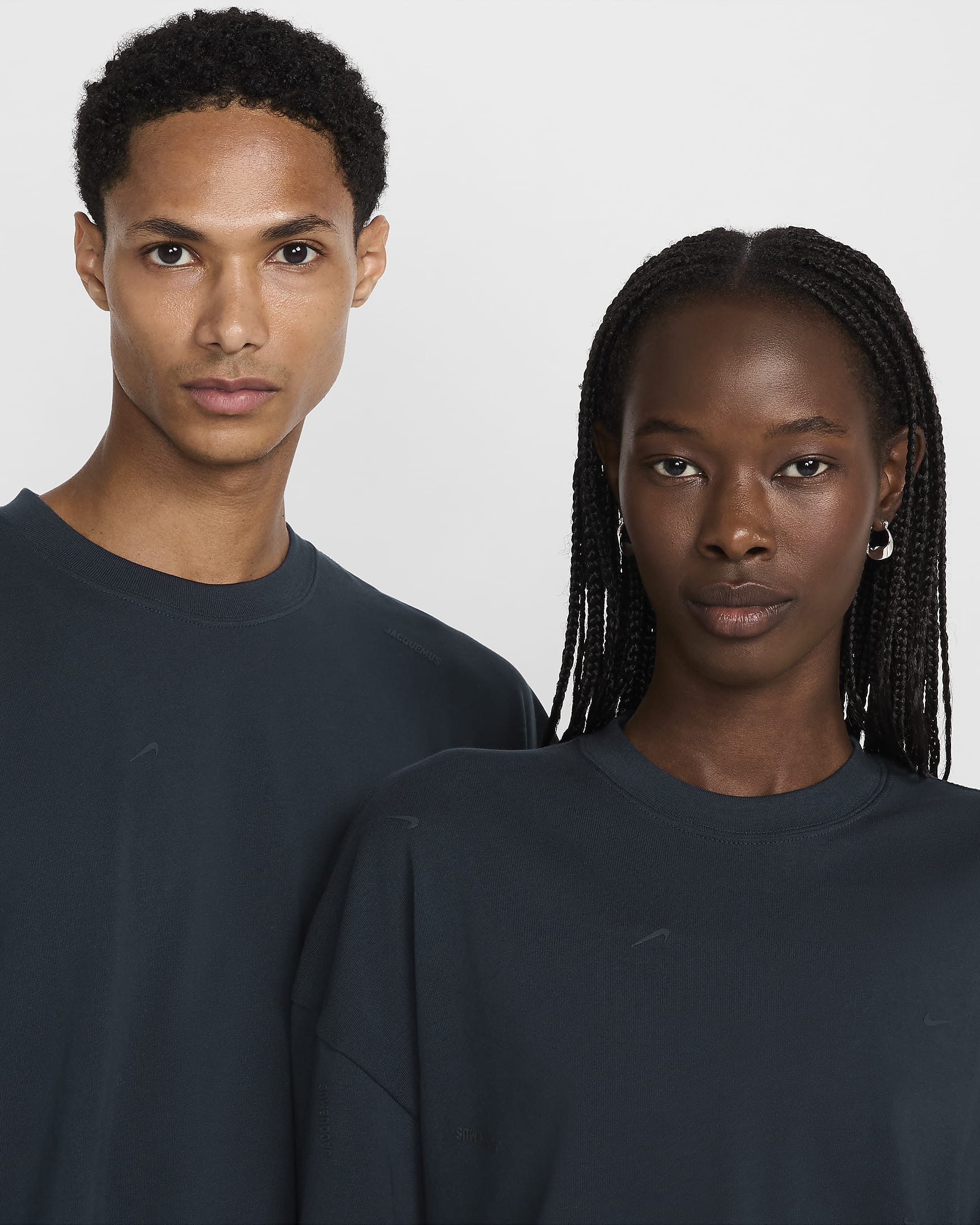 Nike x Jacquemus Kurzarm-T-Shirt - Dark Obsidian