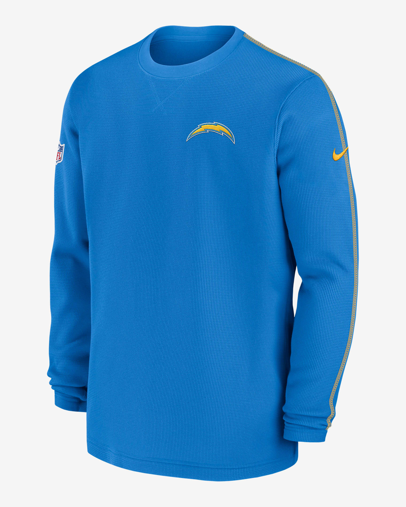 Los Angeles Chargers Sideline Coach Men’s Nike NFL Long-Sleeve Top - Blue/Gold