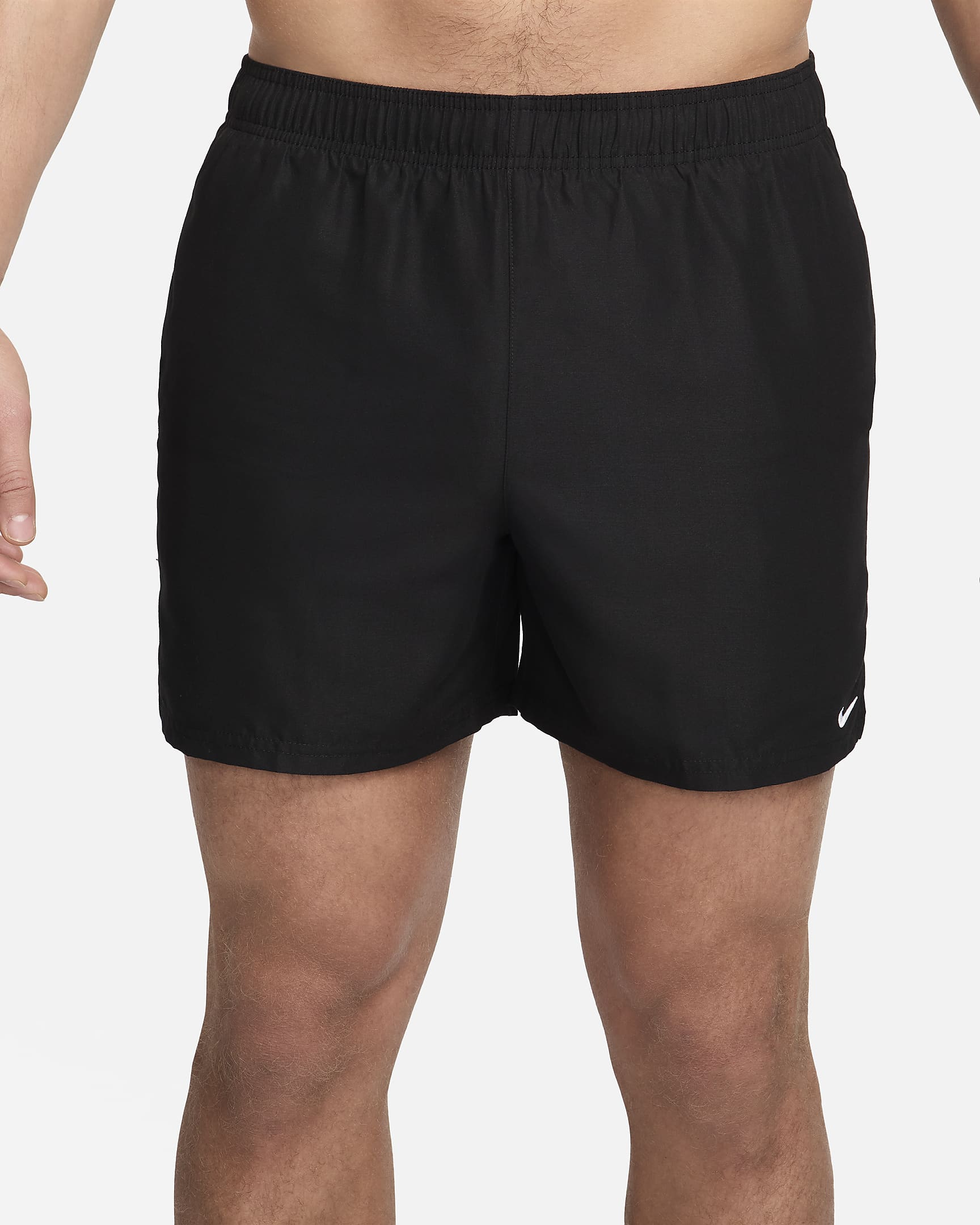 Nike Essential Lap Volley zwemshorts voor heren (13 cm) - Zwart/Wit