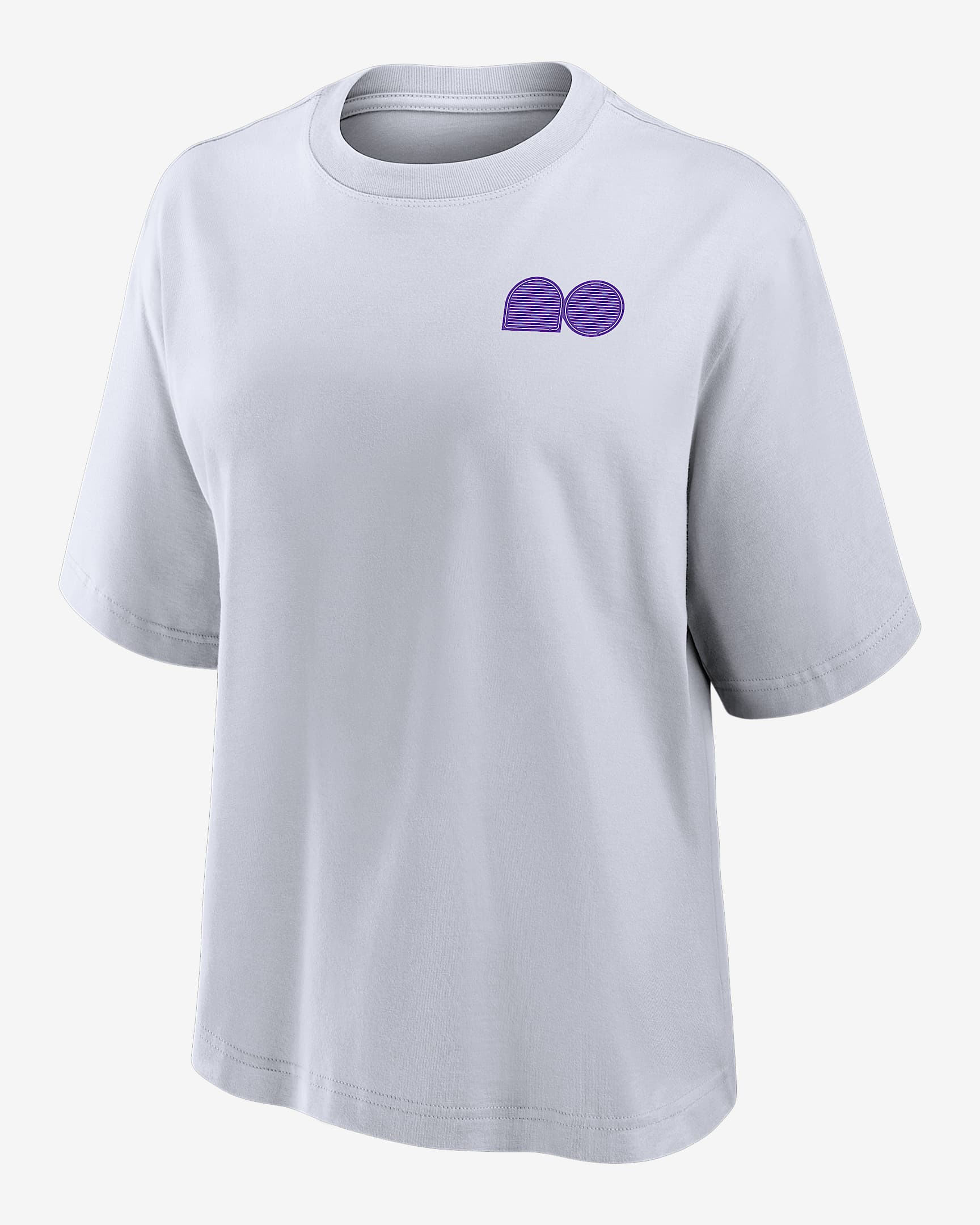 Naomi Osaka Women's Short-Sleeve Boxy Tennis T-Shirt - White